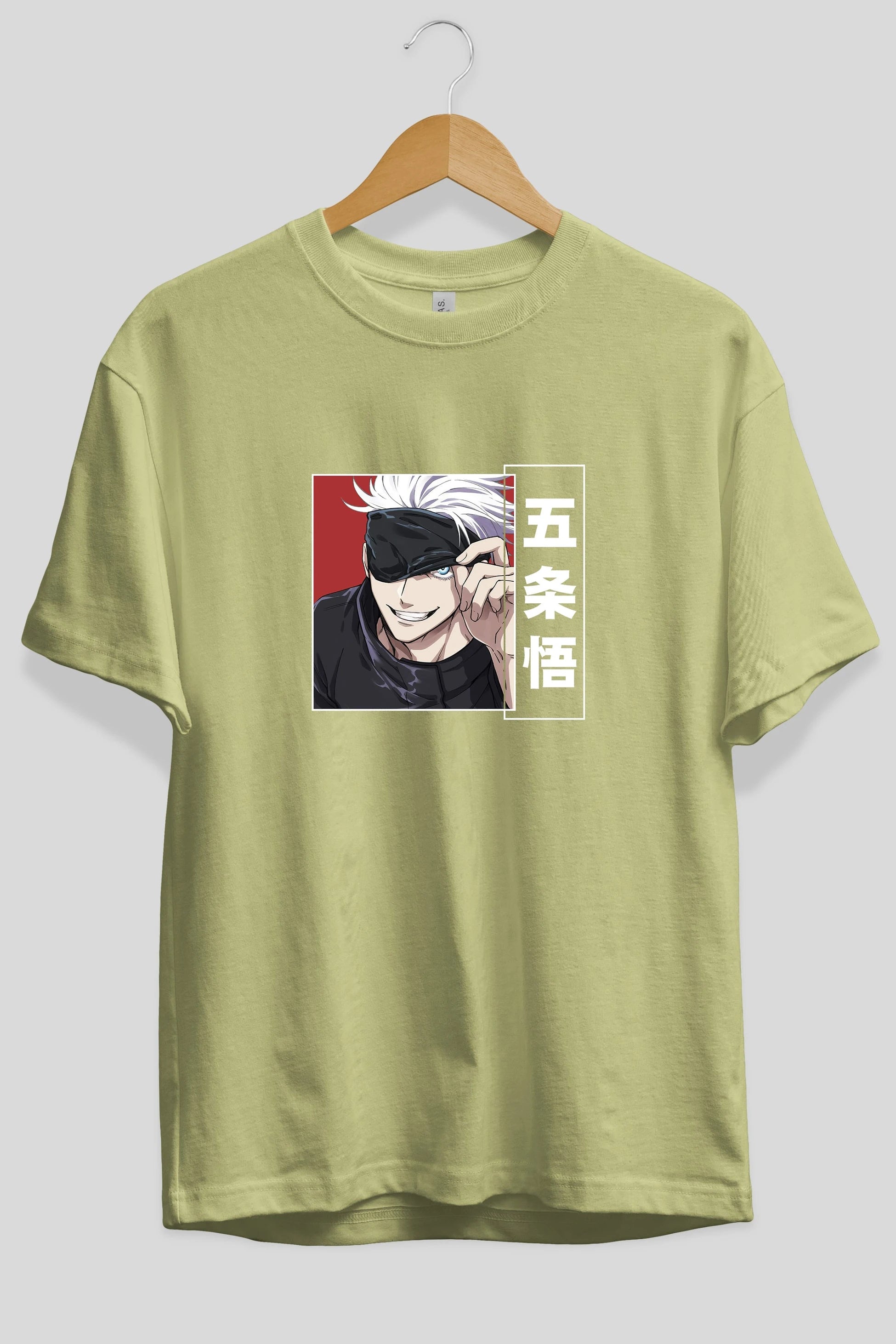 JUJUTSU KAISEN Anime Ön Baskılı Oversize t-shirt %100 pamuk Erkek Kadın Unisex