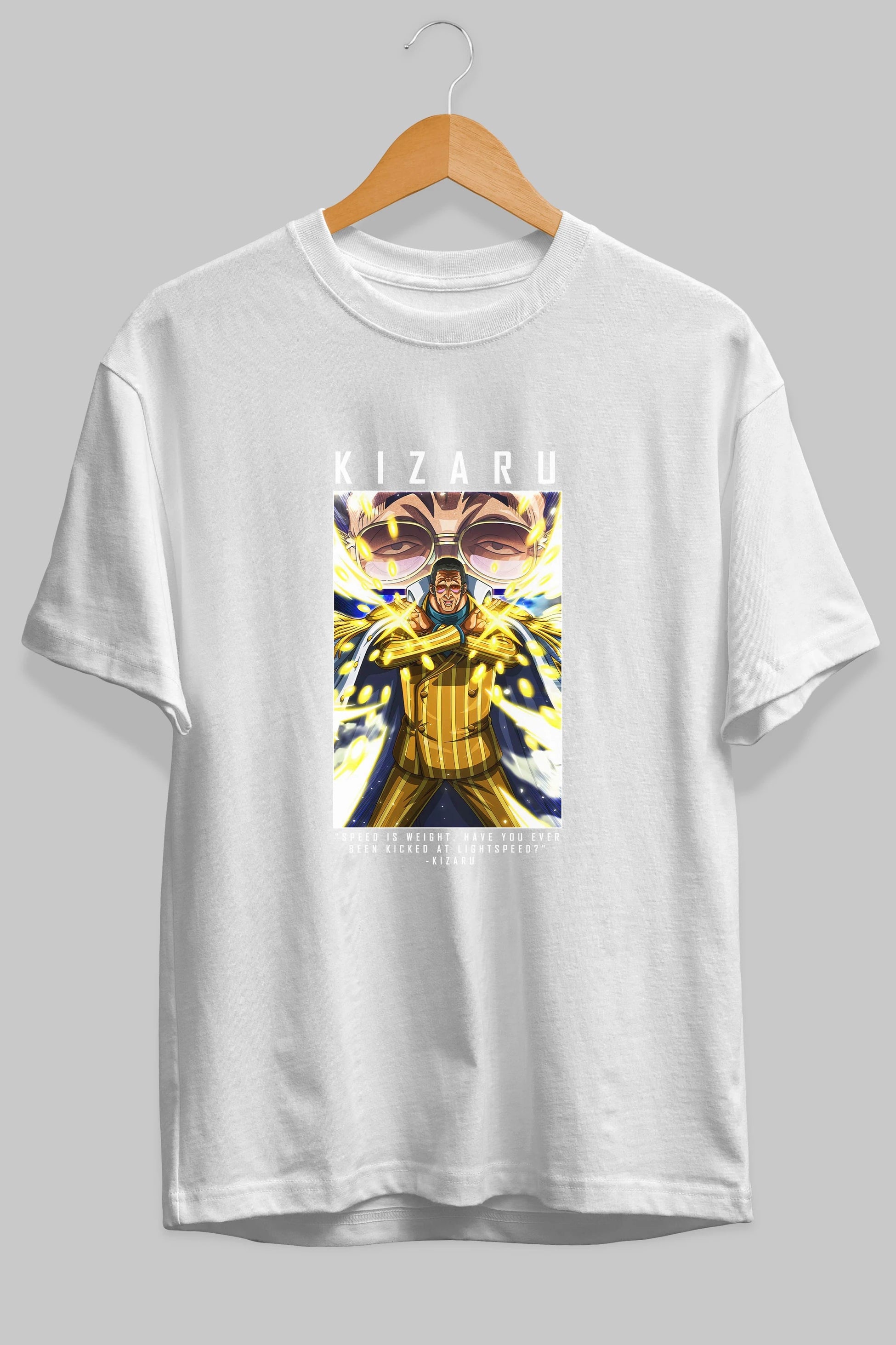 Kizaru Anime Ön Baskılı Oversize t-shirt Erkek Kadın Unisex