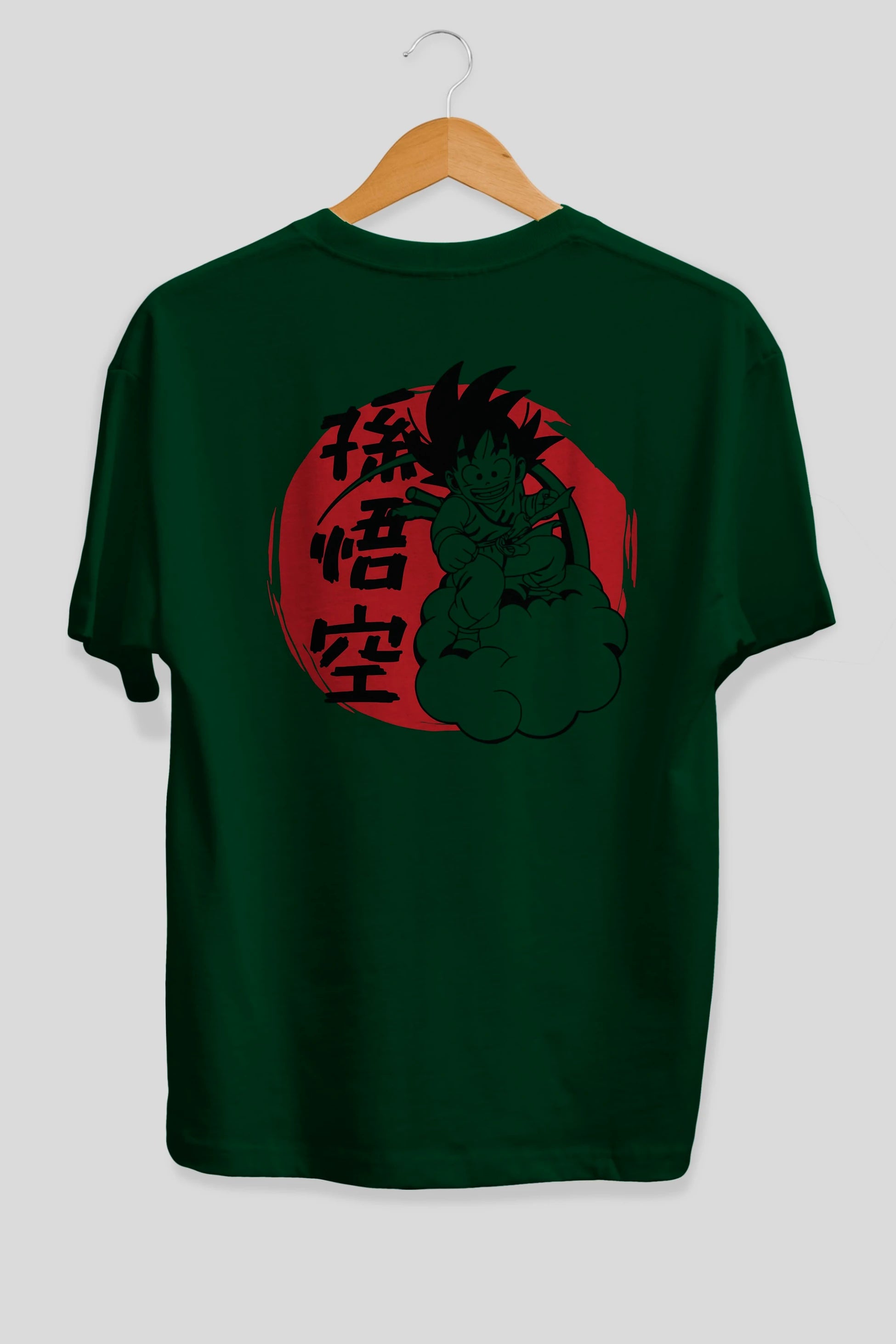 DRAGON BALL Anime Arka Baskılı Oversize t-shirt Erkek Kadın Unisex