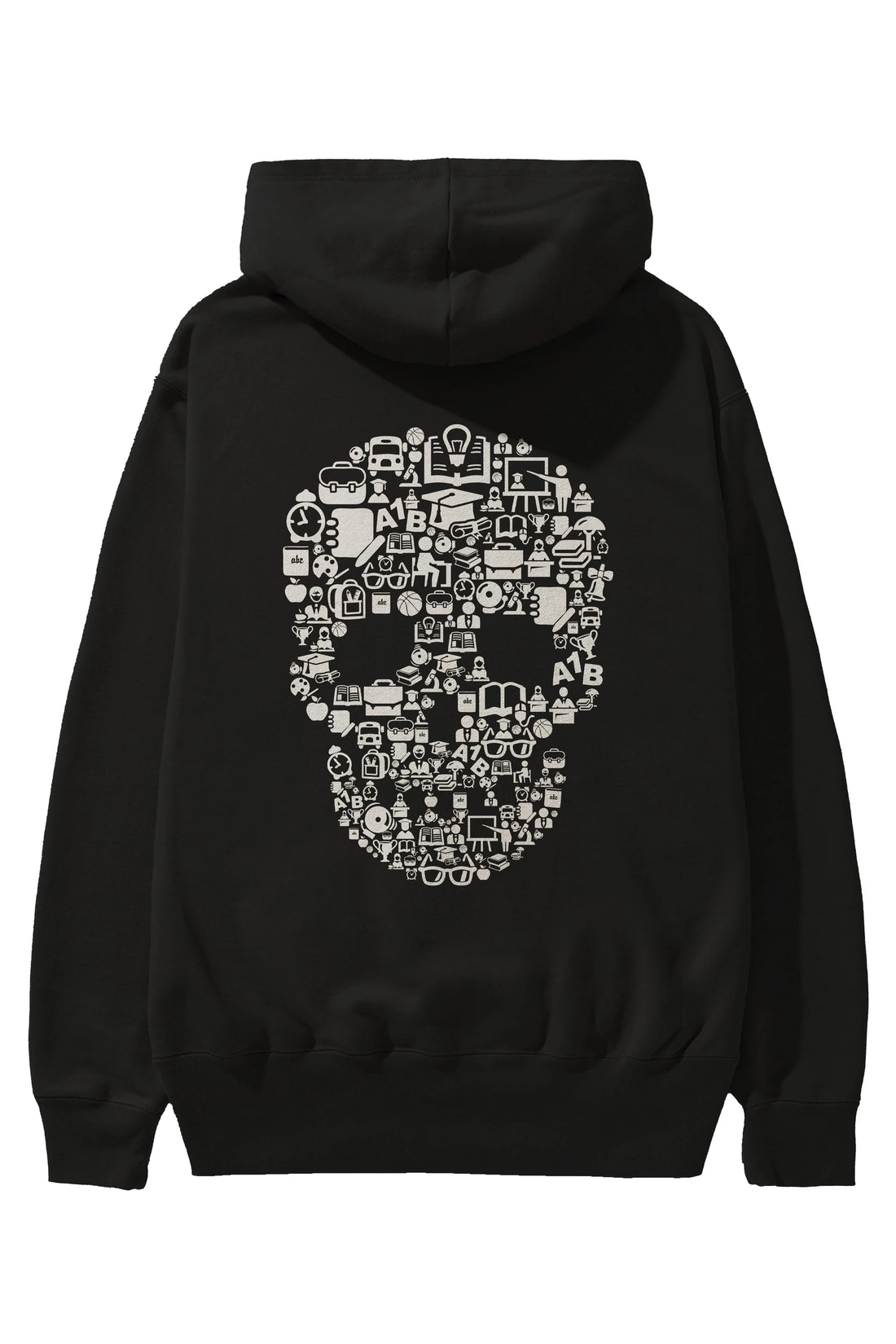 Dead  School Arka Baskılı Hoodie Oversize Kapüşonlu Sweatshirt Erkek Kadın Unisex