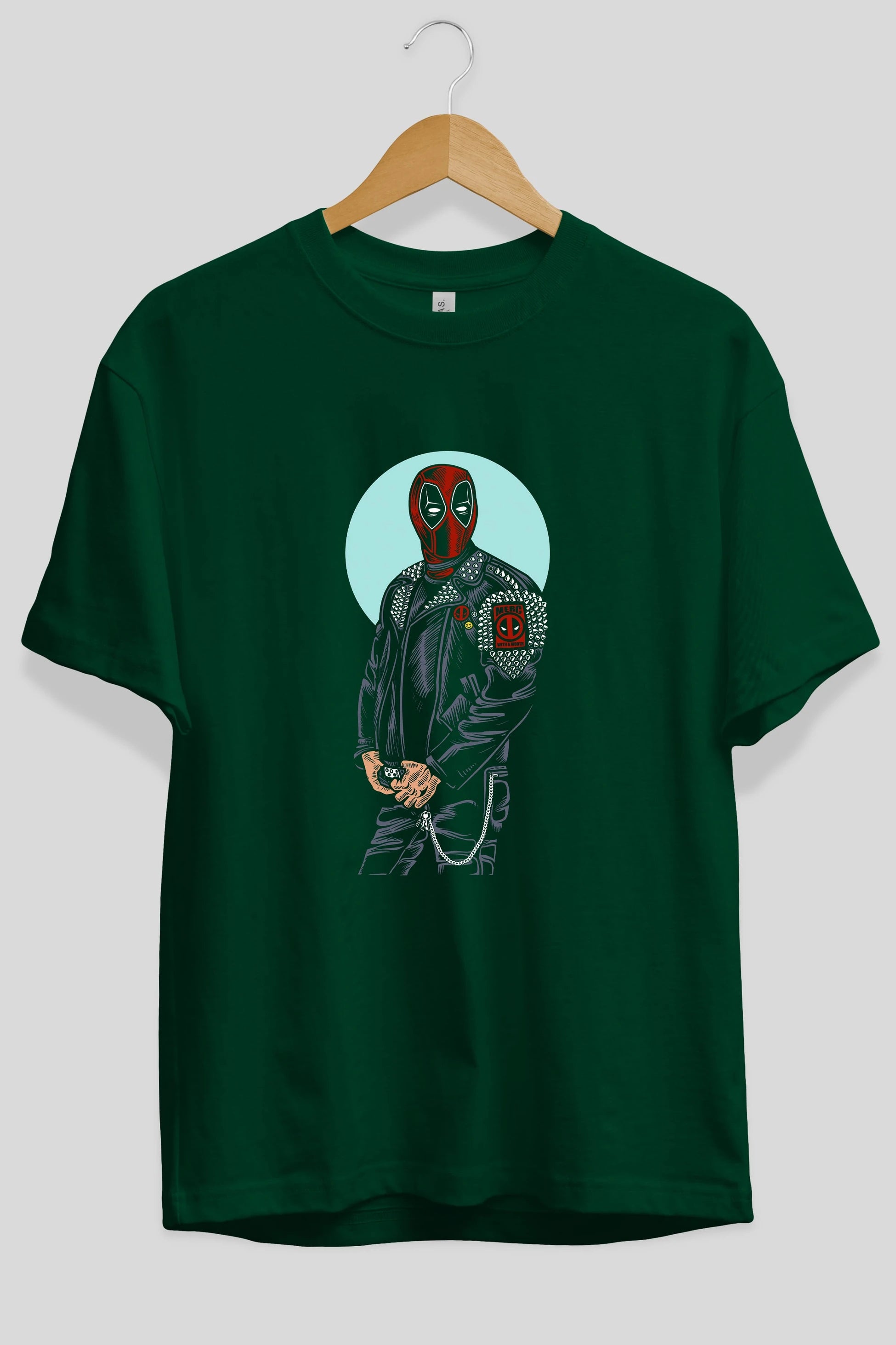 Rebeliion Mercenary Ön Baskılı Oversize t-shirt Erkek Kadın Unisex %100 Pamuk tişort