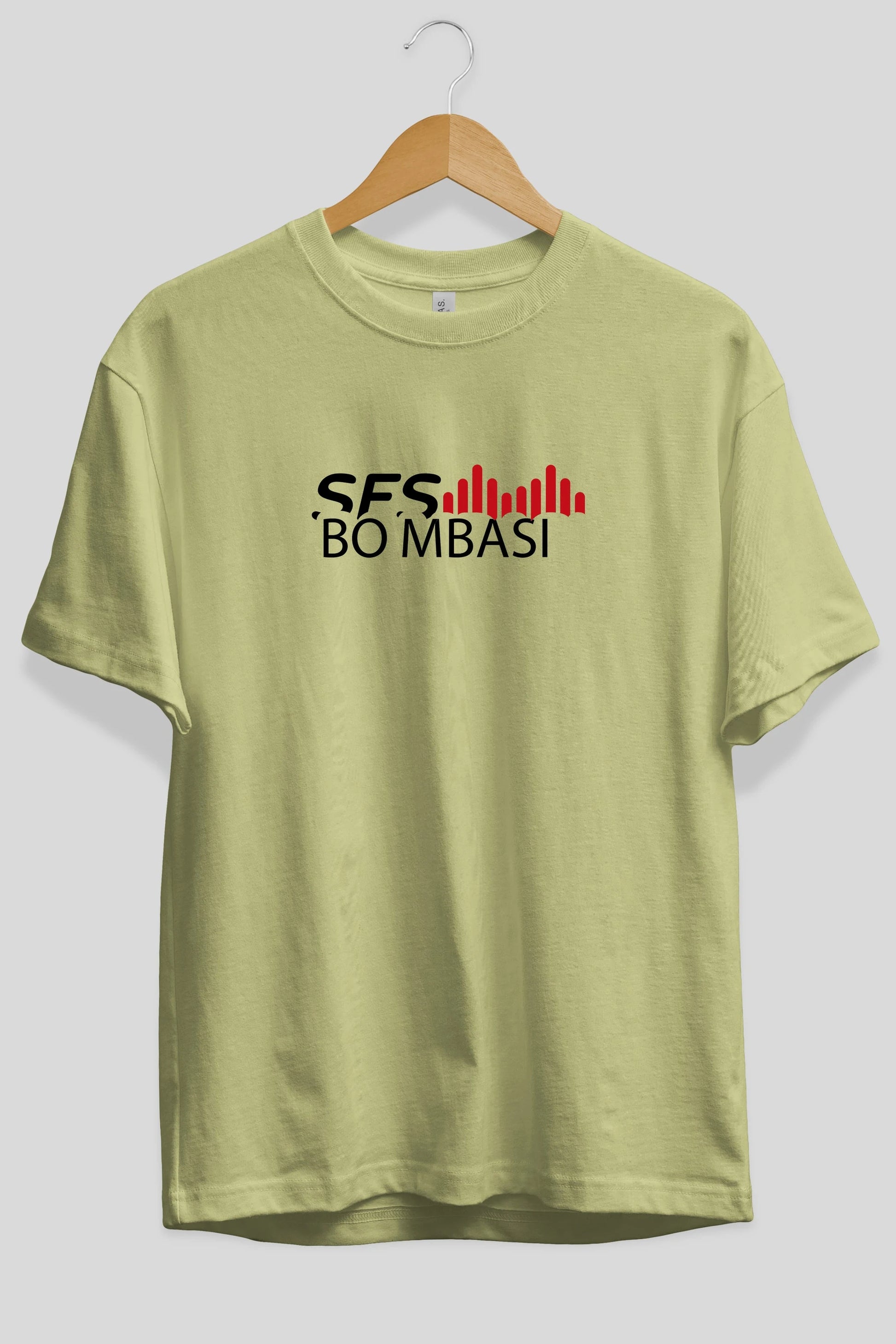 Ses Bombası Ön Baskılı Oversize t-shirt %100 pamuk Erkek Kadın Unisex