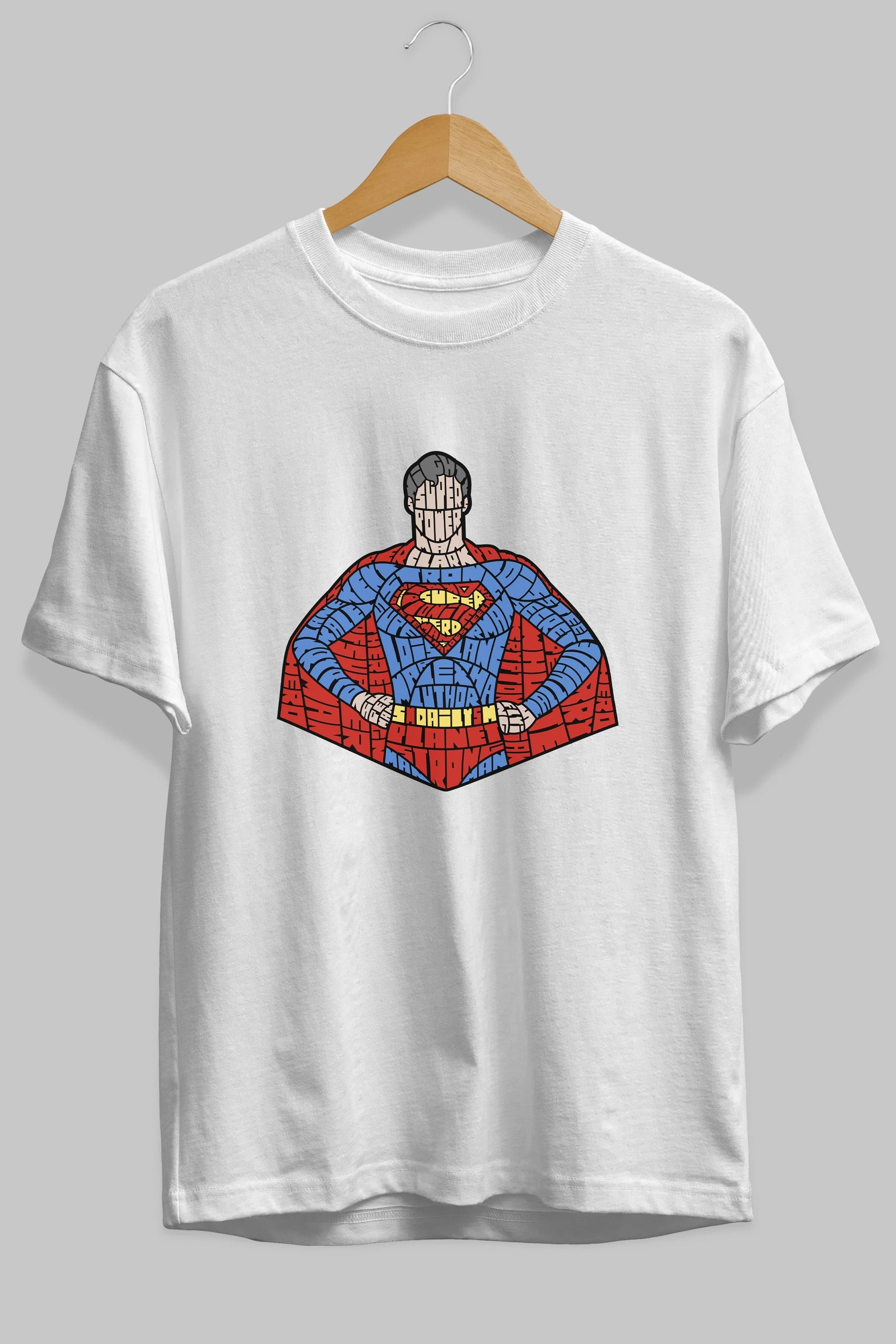 Kryptonian Ön Baskılı Oversize t-shirt %100 pamuk Erkek Kadın Unisex