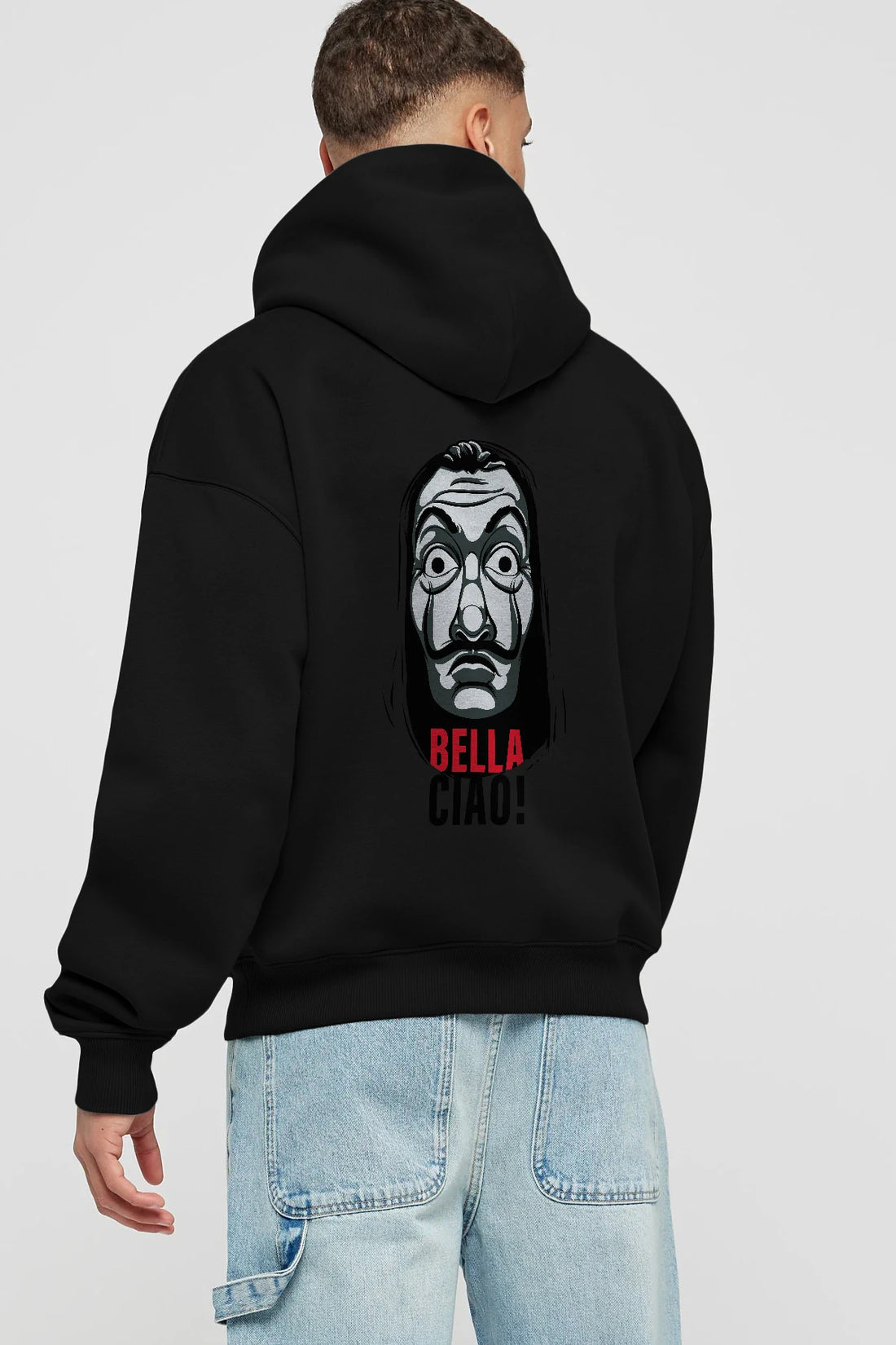 La Casa De Papel (12) Arka Baskılı Hoodie Oversize Kapüşonlu Sweatshirt Erkek Kadın Unisex