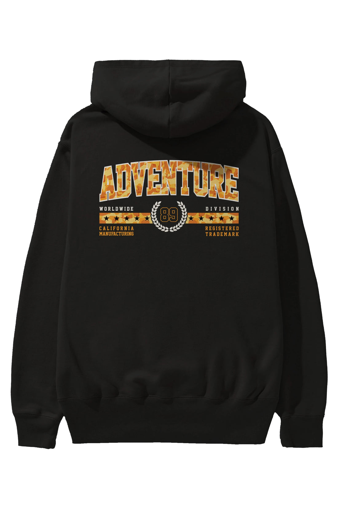 Adventure Arka Baskılı Hoodie Oversize Kapüşonlu Sweatshirt Erkek Kadın Unisex