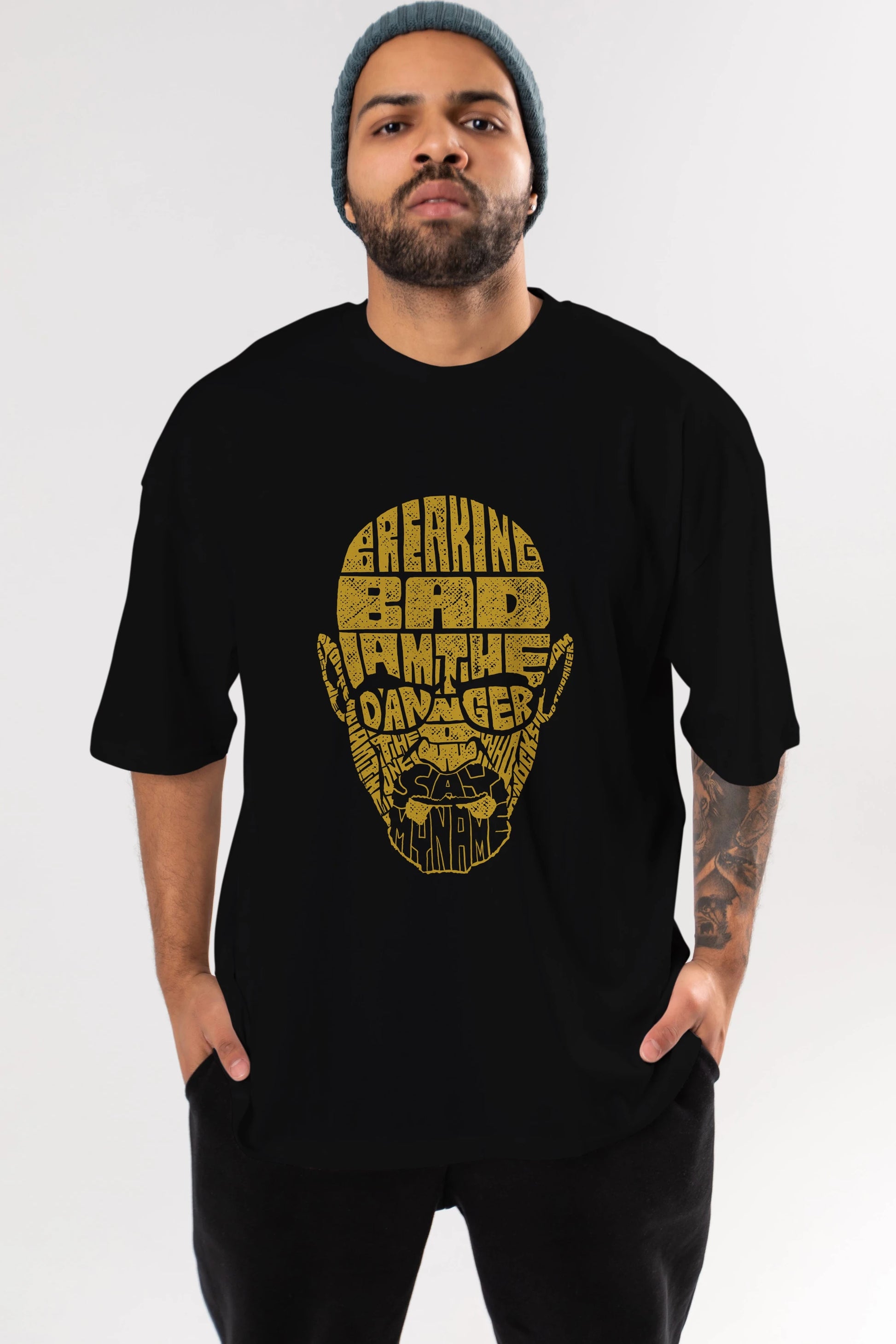 Breaking Bad Ön Baskılı Oversize t-shirt %100 pamuk Erkek Kadın Unisex