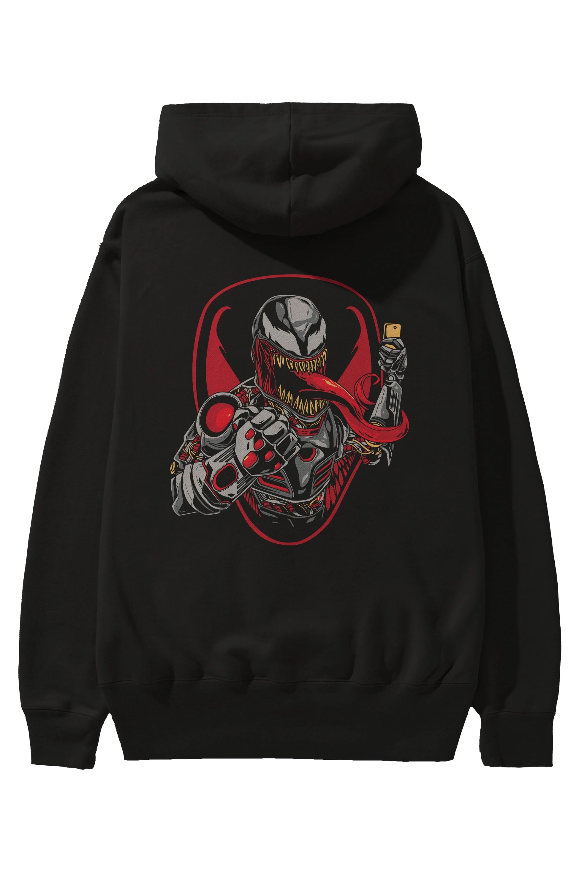 Venom (17) Arka Baskılı Hoodie Oversize Kapüşonlu Sweatshirt Erkek Kadın Unisex