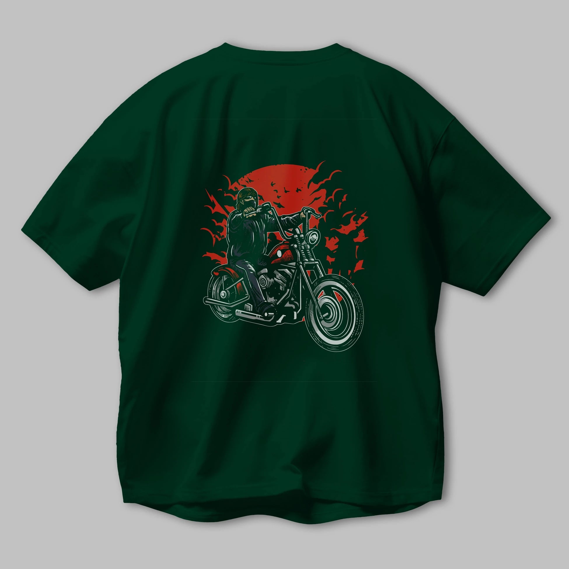 Zombie Slayer Arka Baskılı Oversize t-shirt Erkek Kadın Unisex %100 Pamuk