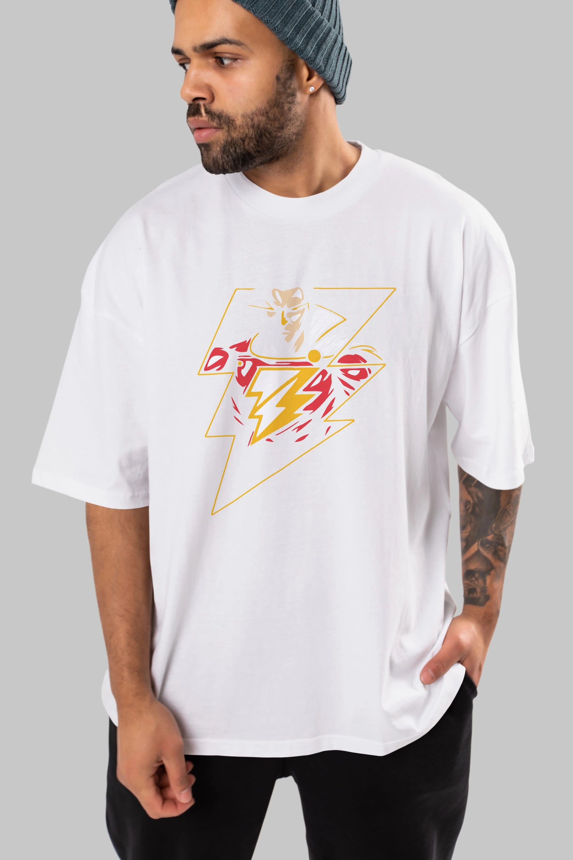 Flash Avengers (3) Ön Baskılı Oversize t-shirt Erkek Kadın Unisex %100 Pamuk Bisiklet Yaka tişort