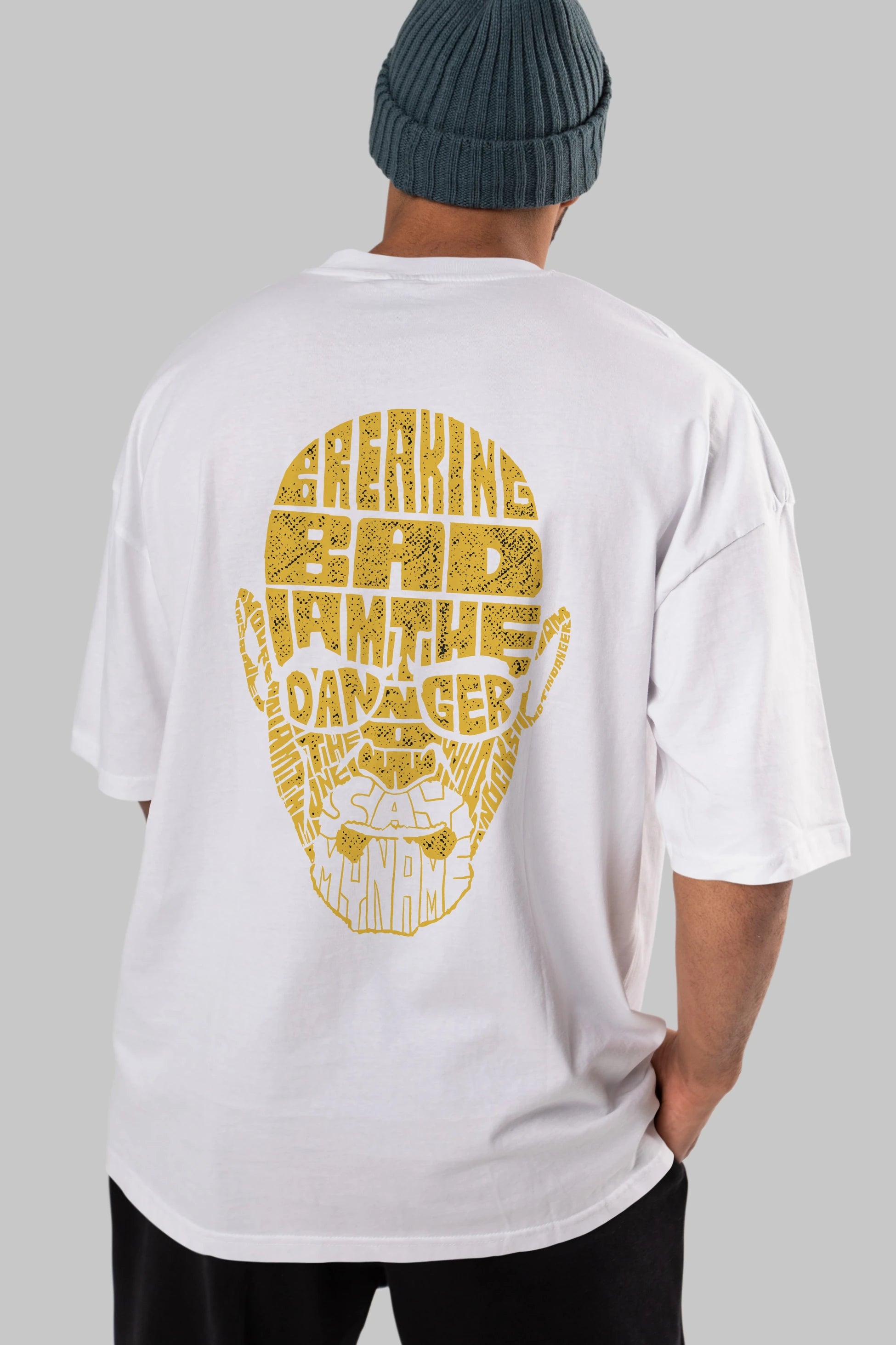 Breaking Bad Arka Baskılı Oversize t-shirt %100 pamuk Erkek Kadın Unisex