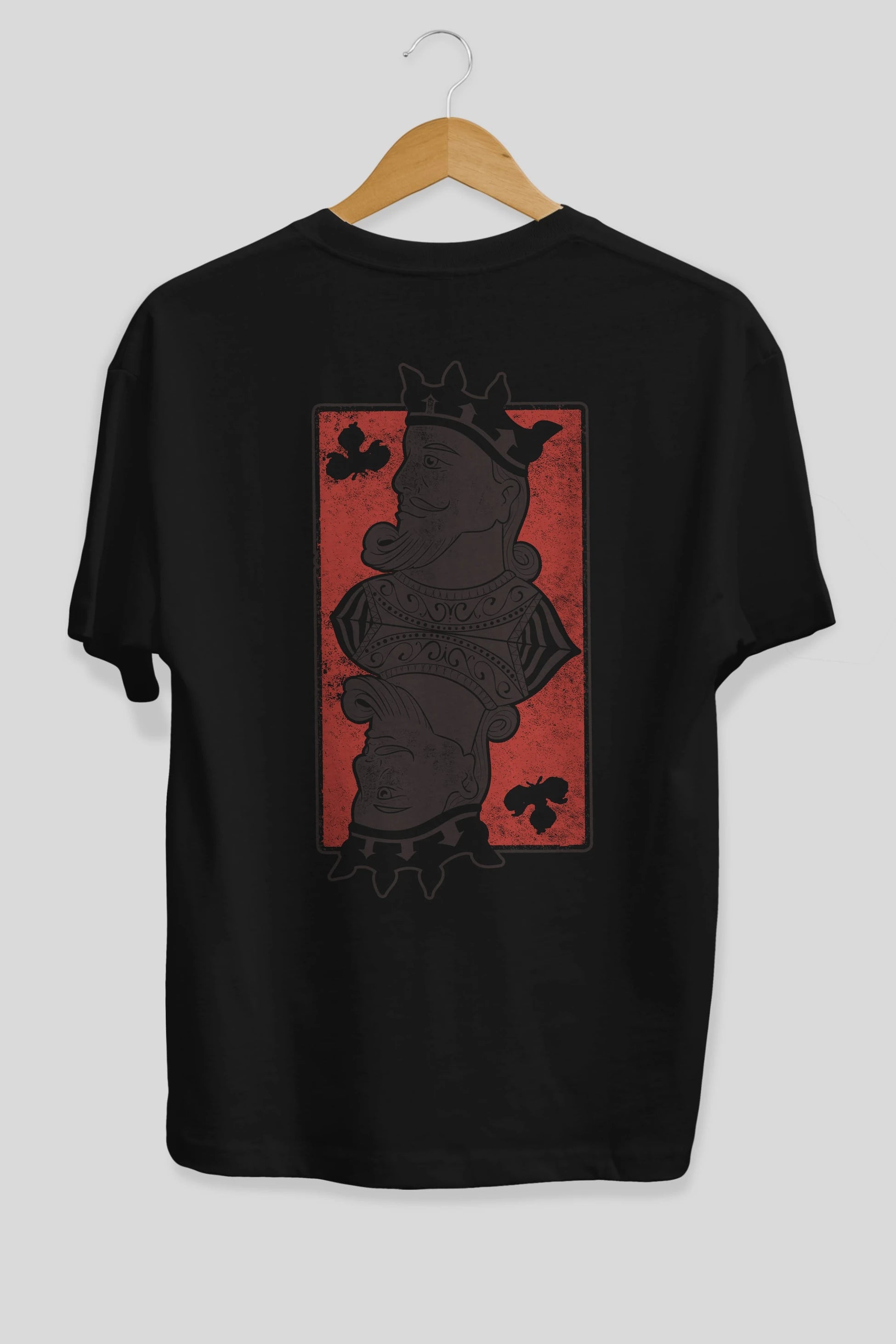 King Streetwear Arka Baskılı Oversize t-shirt Erkek Kadın Unisex