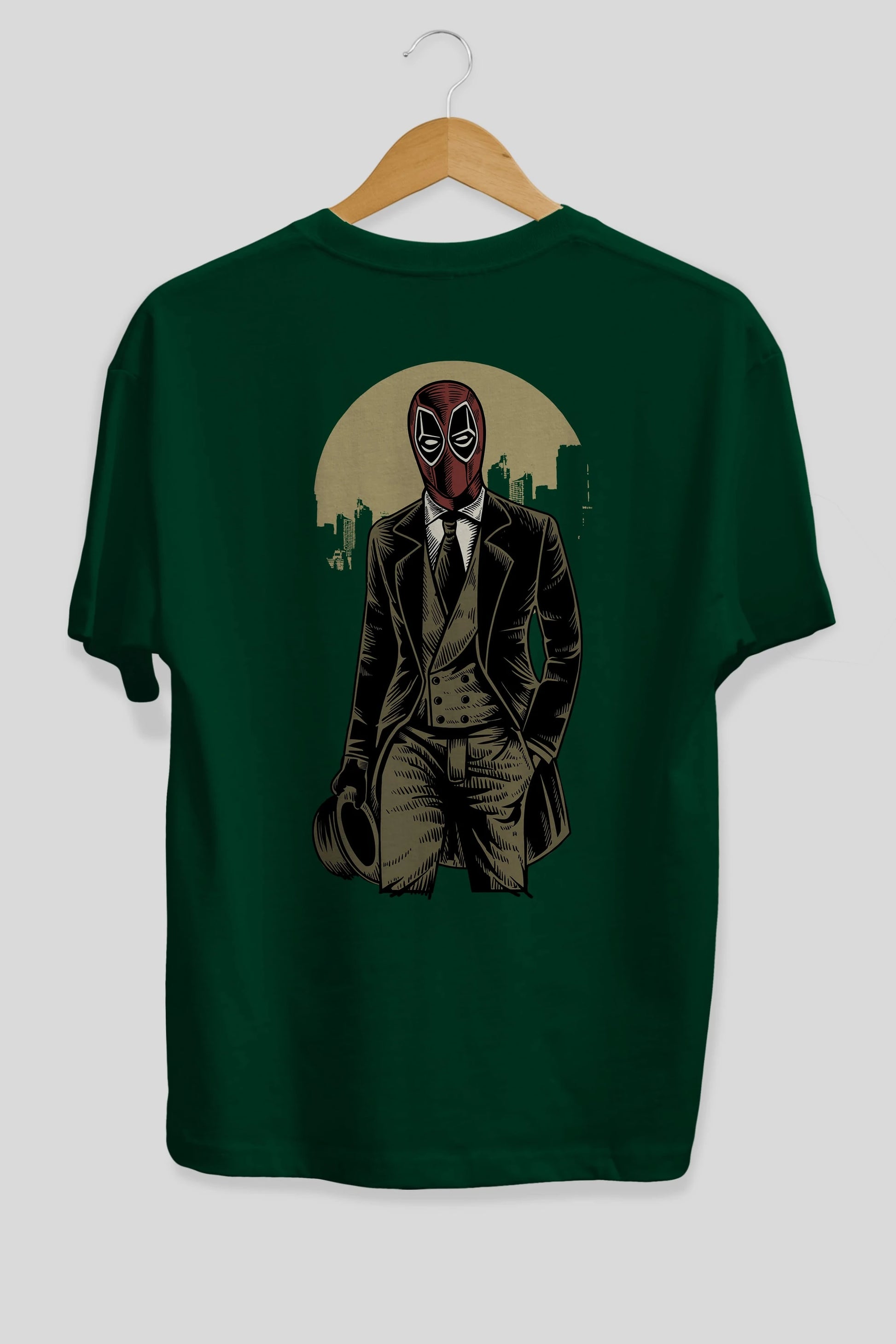 Classic Mercenary Arka Baskılı Oversize t-shirt Erkek Kadın Unisex %100 Pamuk