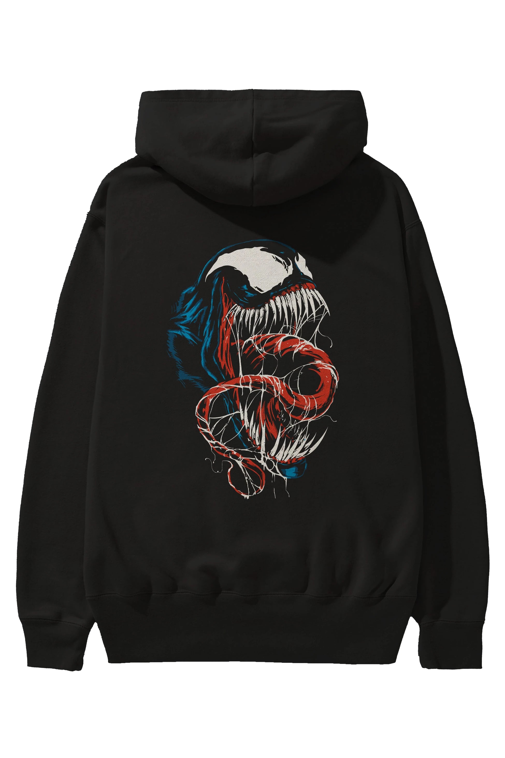 Venom (10) Arka Baskılı Hoodie Oversize Kapüşonlu Sweatshirt Erkek Kadın Unisex