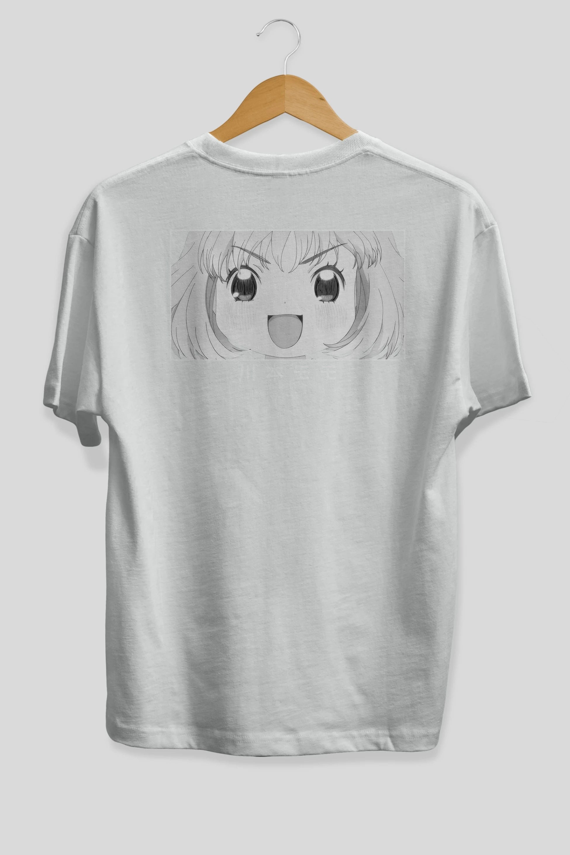 Momo Kawamoto 1 Anime Arka Baskılı Oversize t-shirt Erkek Kadın Unisex