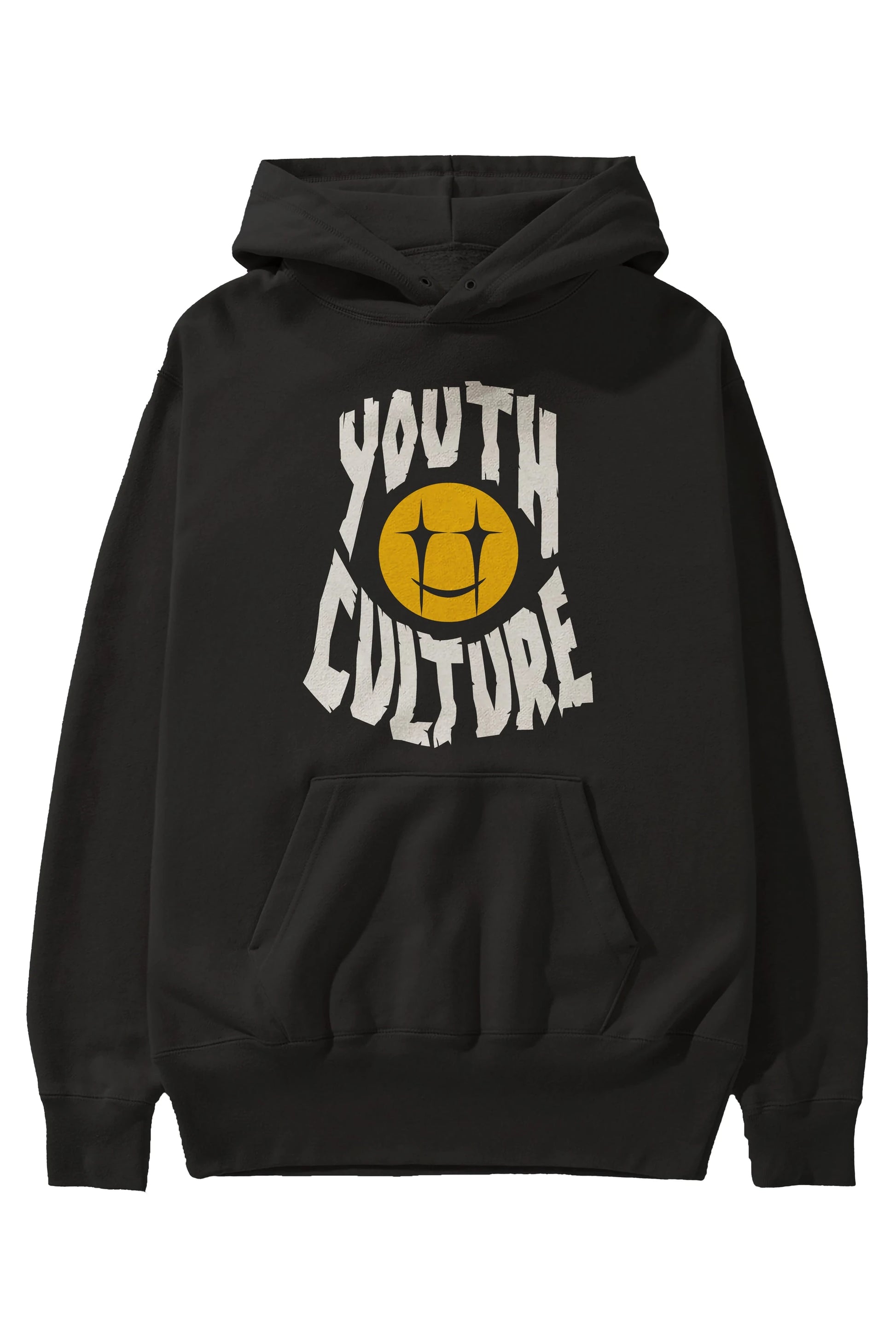 Youth Culture Ön Baskılı Hoodie Oversize Kapüşonlu Sweatshirt Erkek Kadın Unisex