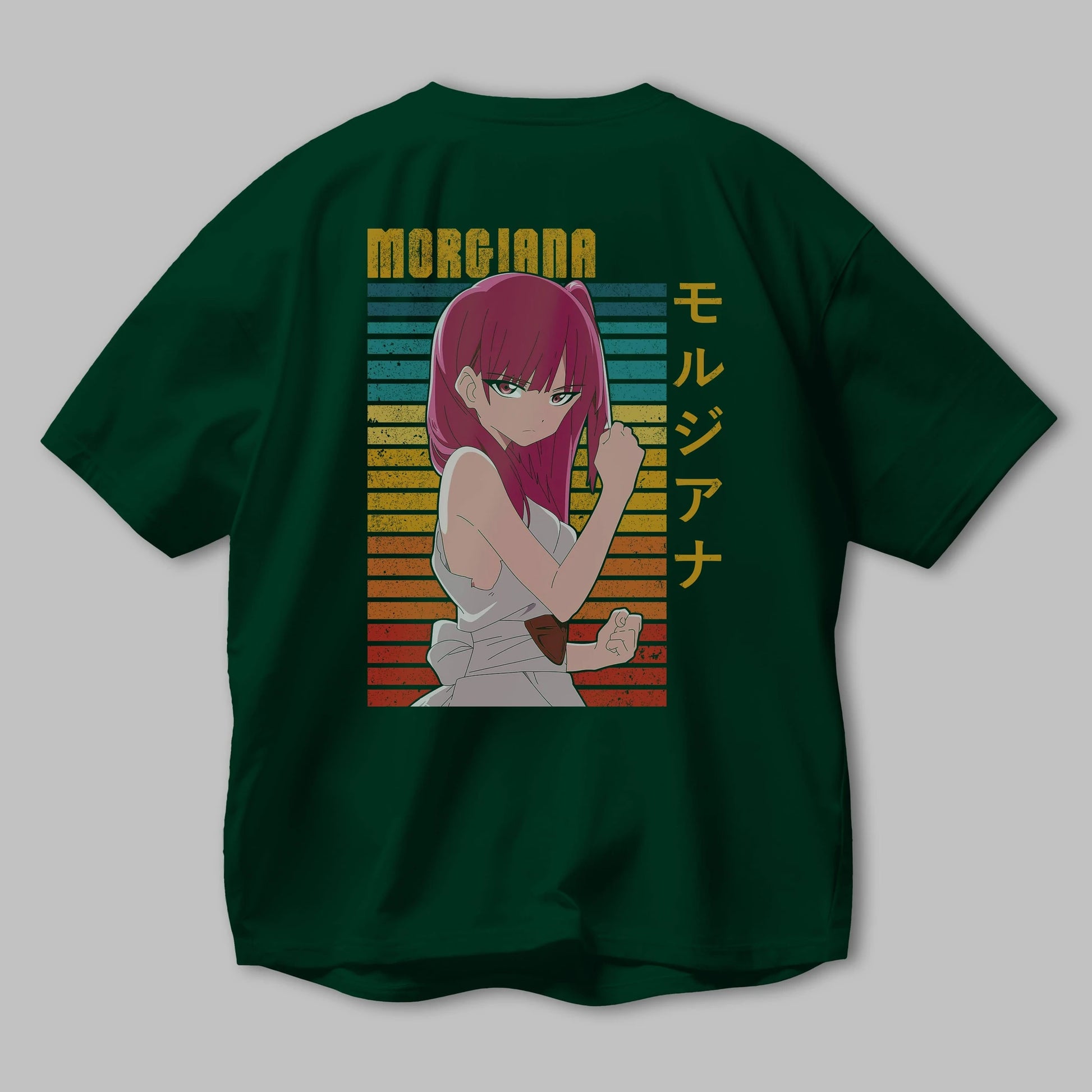 Morgiana 3 Anime Arka Baskılı Oversize t-shirt Erkek Kadın Unisex