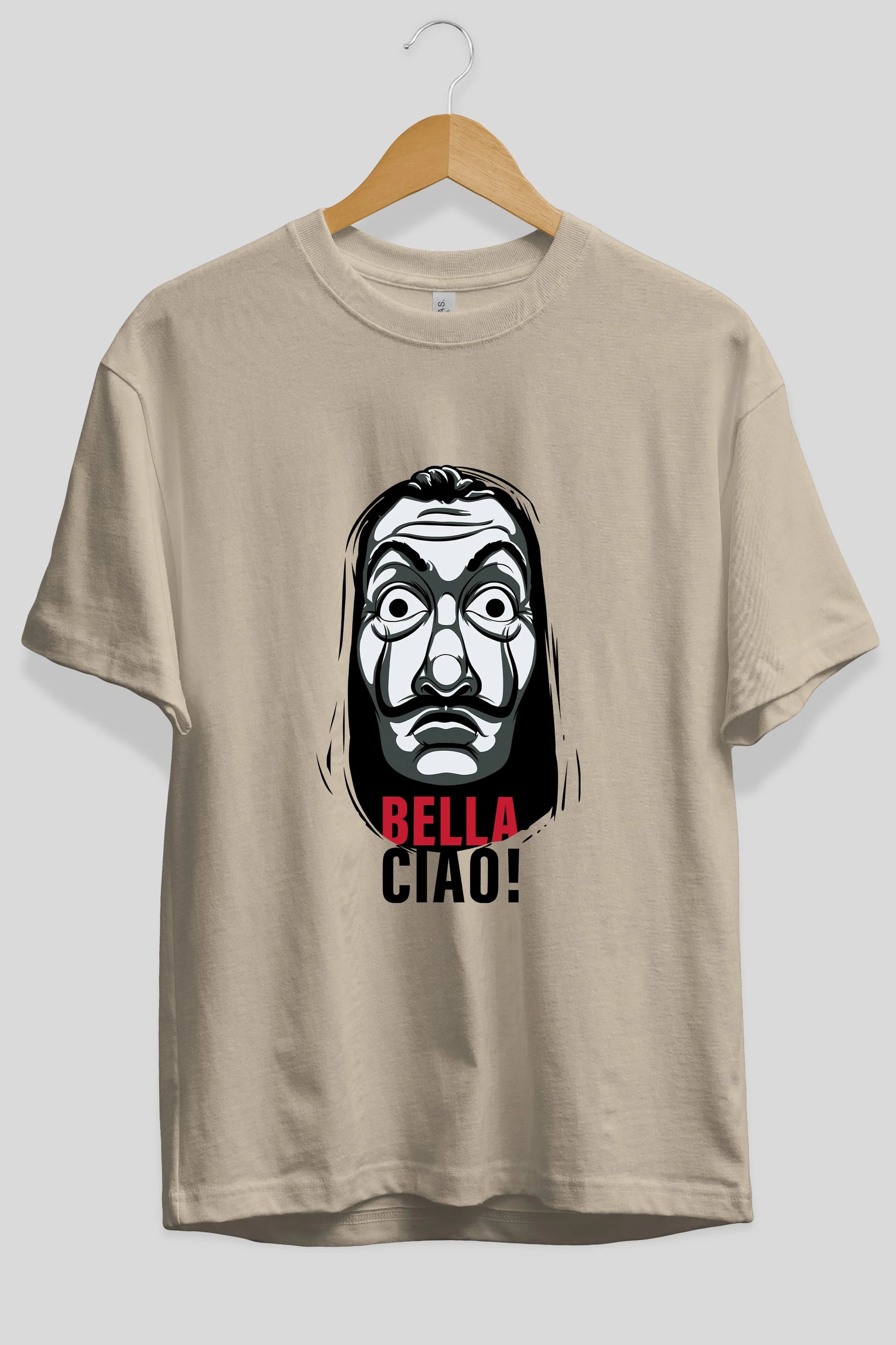 La Casa De Papel (12) Ön Baskılı Oversize t-shirt Erkek Kadın Unisex %100 Pamuk Bisiklet Yaka tişort
