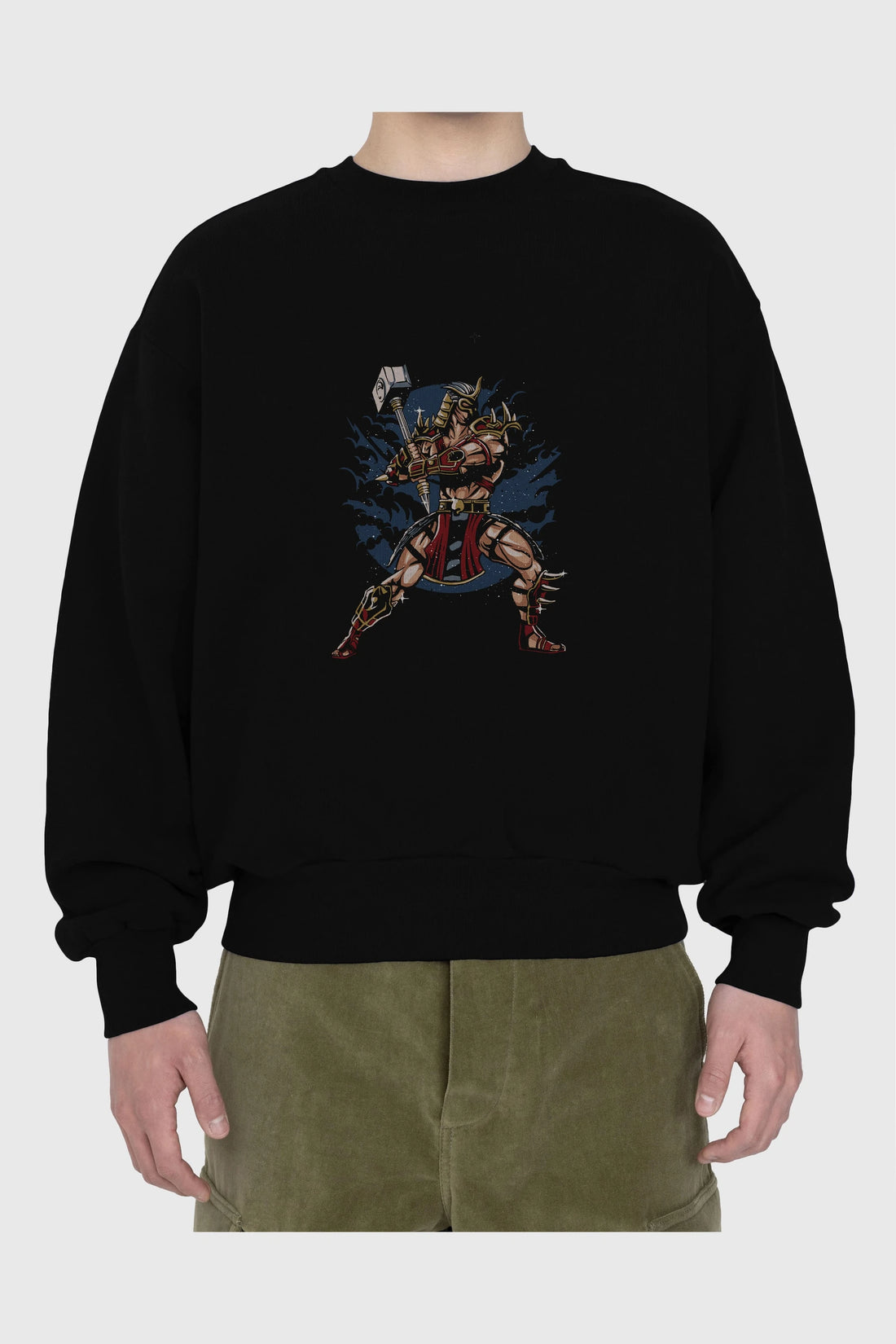 Emperor Ön Baskılı Oversize Sweatshirt Erkek Kadın Unisex