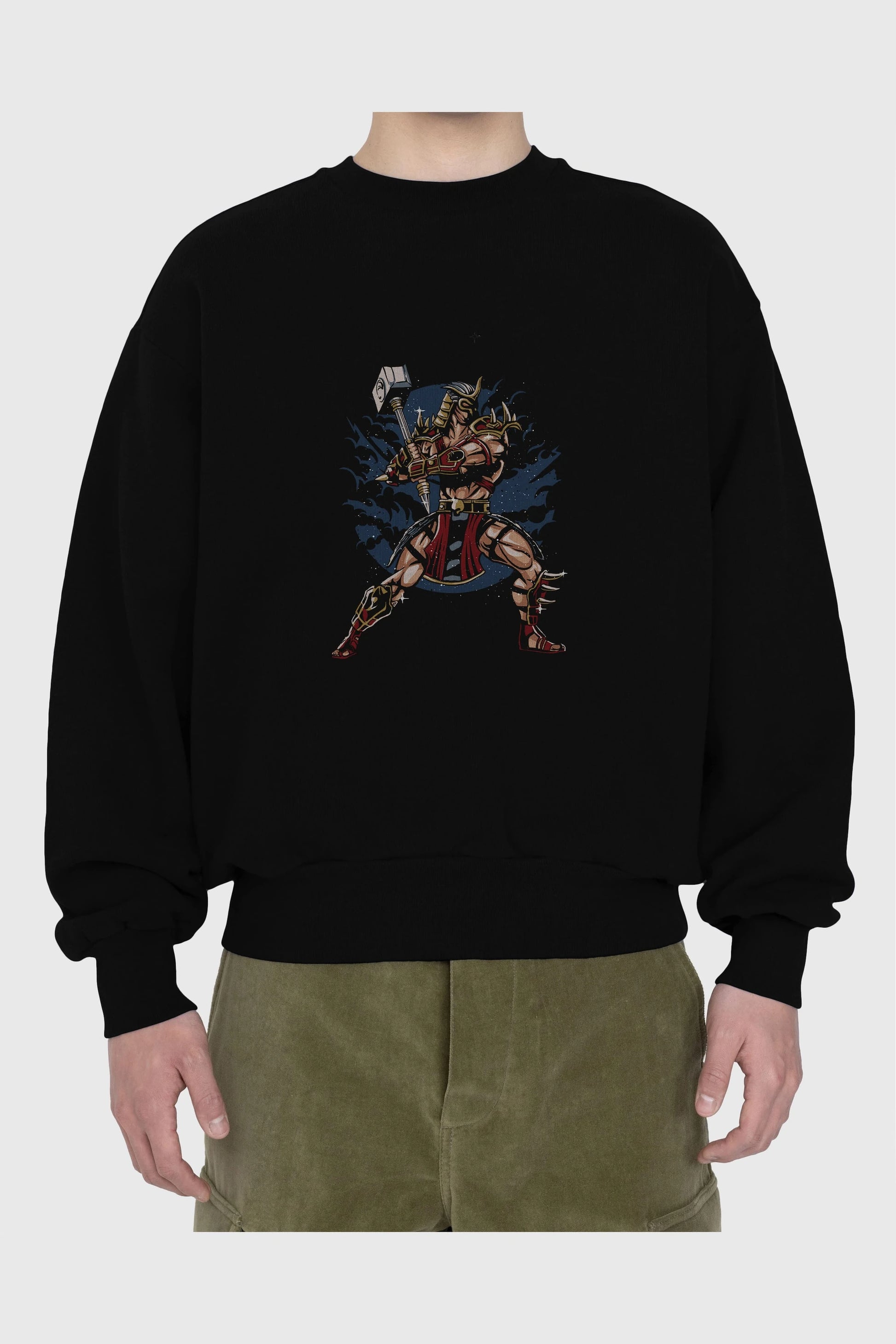 Emperor Ön Baskılı Oversize Sweatshirt Erkek Kadın Unisex