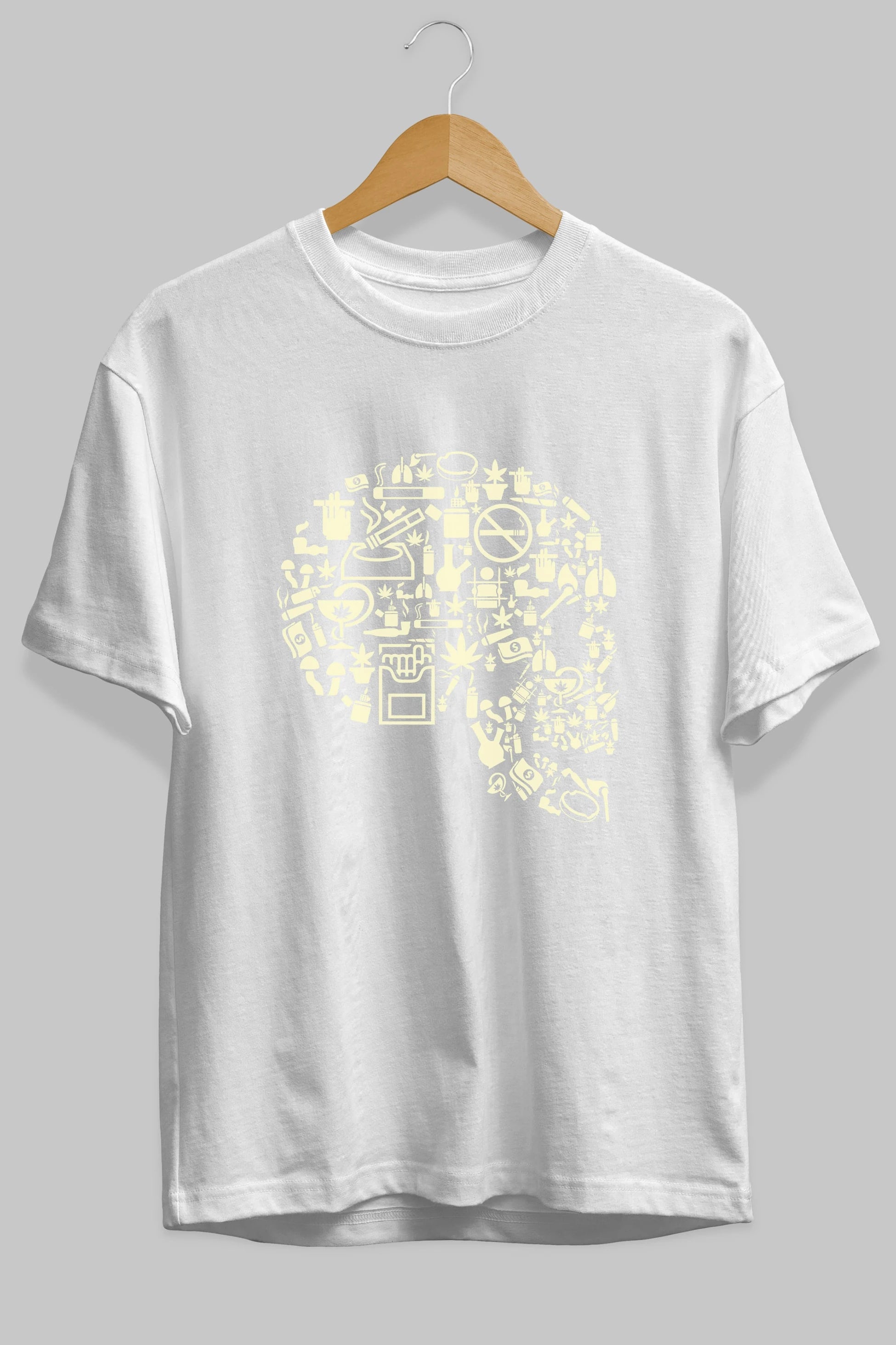 Smoking Kills Ön Baskılı Oversize t-shirt %100 pamuk Erkek Kadın Unisex
