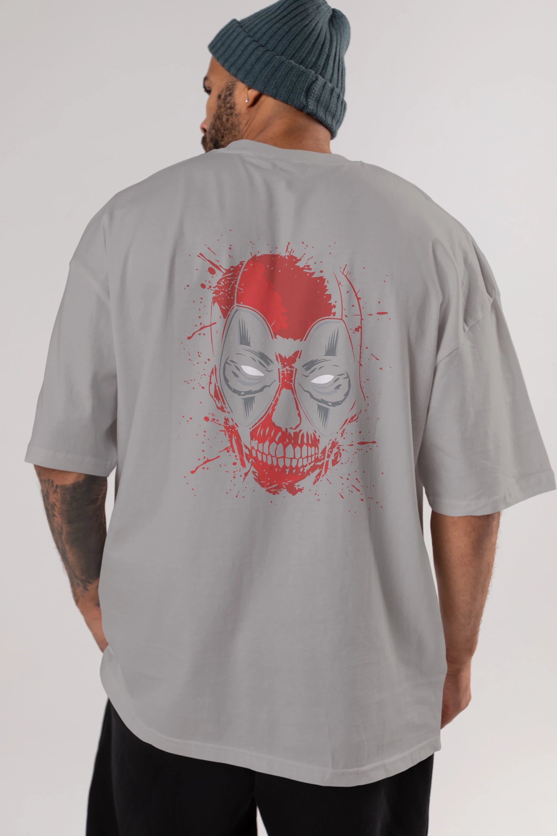 Deadpool (3) Arka Baskılı Oversize t-shirt Erkek Kadın Unisex %100 Pamuk Bisiklet Yaka tişort