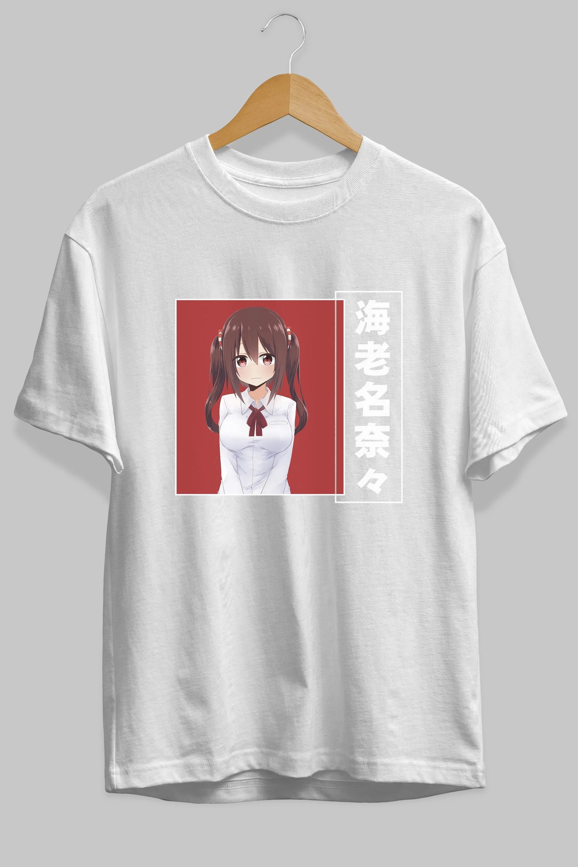 Nana Ebina 1 Anime Ön Baskılı Oversize t-shirt %100 pamuk Erkek Kadın Unisex