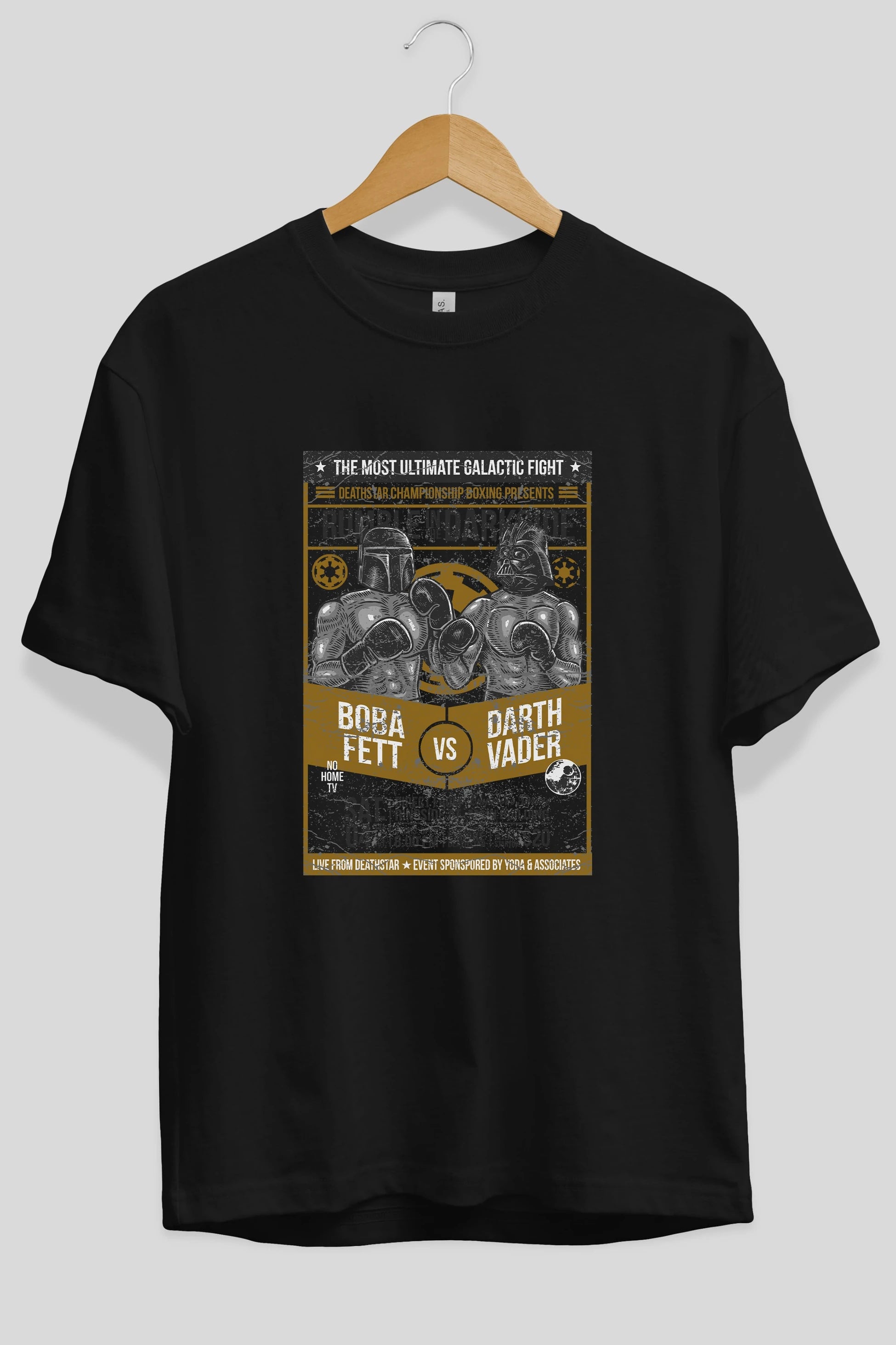 Rumble In The Darkside Ön Baskılı Oversize t-shirt Erkek Kadın Unisex %100 Pamuk tişort