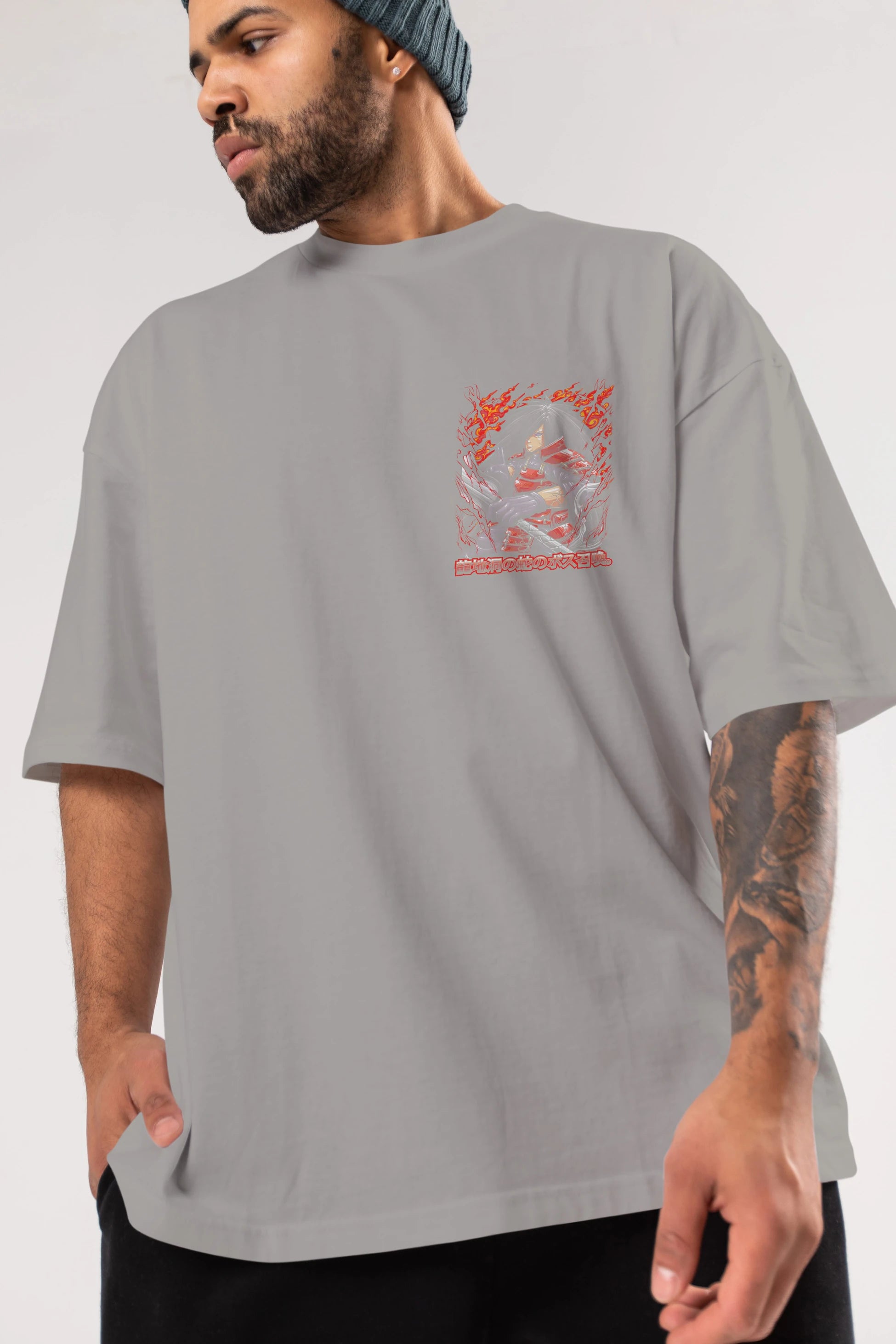NARUTO (12) Ön Sol Baskılı Oversize t-shirt Erkek Kadın Unisex %100 Pamuk Bisiklet Yaka tişort
