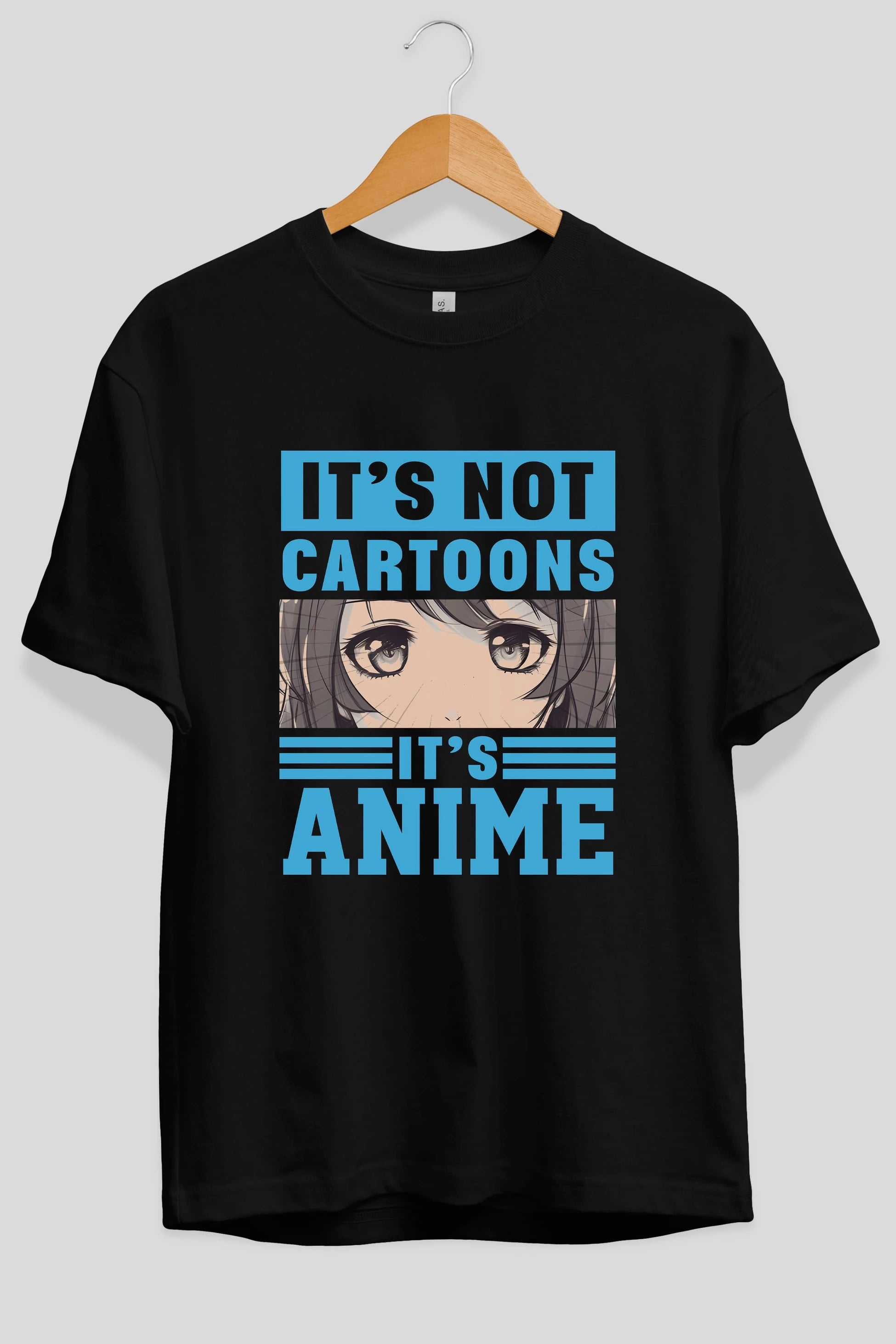 Its Anime Anime Ön Baskılı Oversize t-shirt Erkek Kadın Unisex