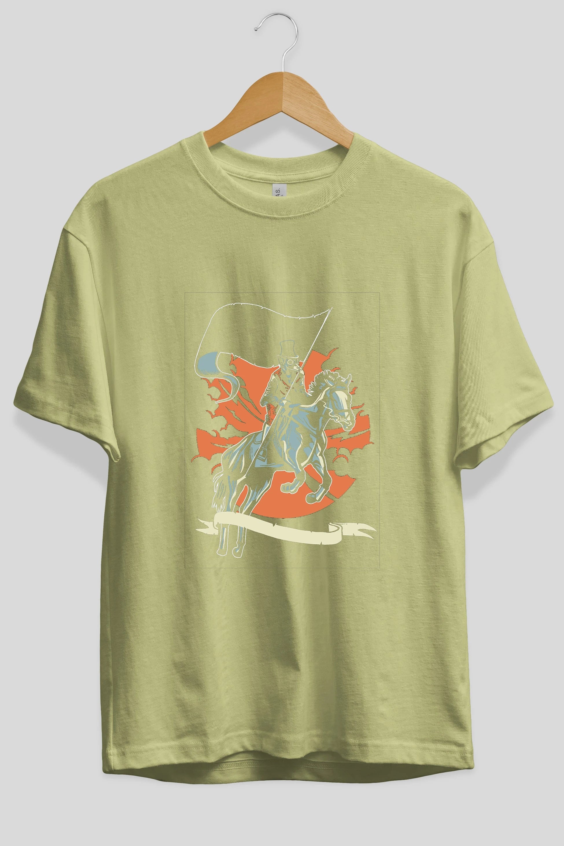 Plague Doctor Ön Baskılı Oversize t-shirt Erkek Kadın Unisex %100 Pamuk tişort