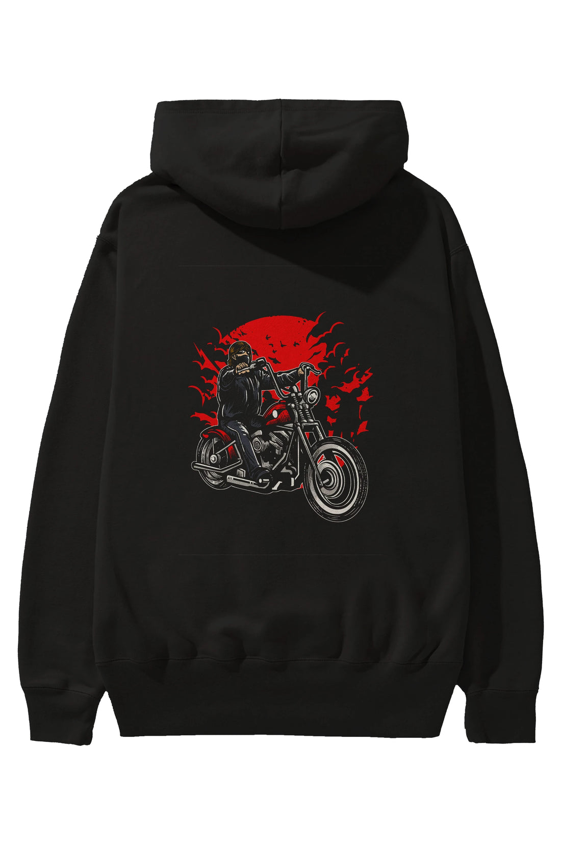 Zombie Slayer Arka Baskılı Hoodie Oversize Kapüşonlu Sweatshirt Erkek Kadın Unisex