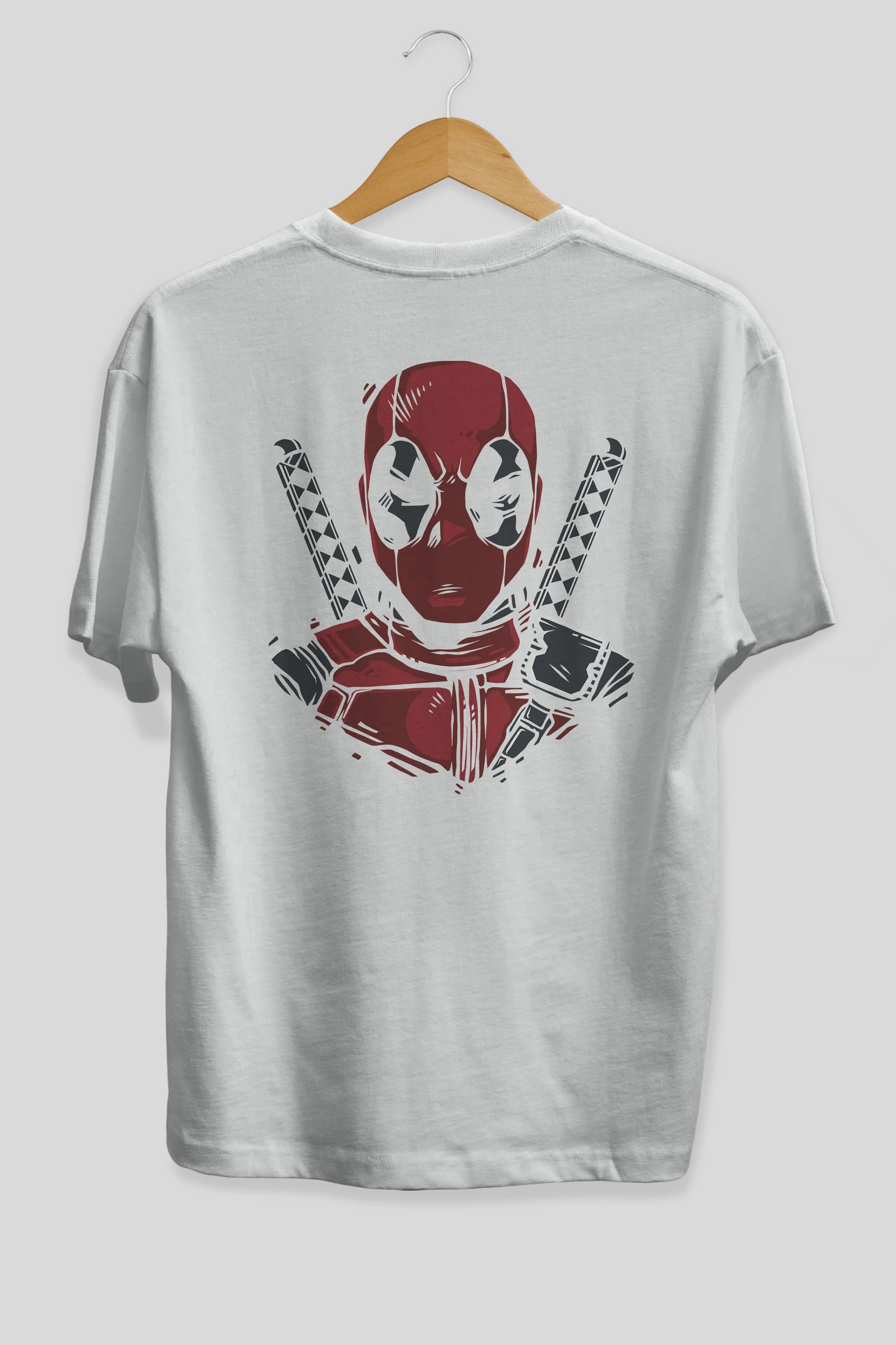 Deadpool (4) Arka Baskılı Oversize t-shirt Erkek Kadın Unisex %100 Pamuk Bisiklet Yaka tişort