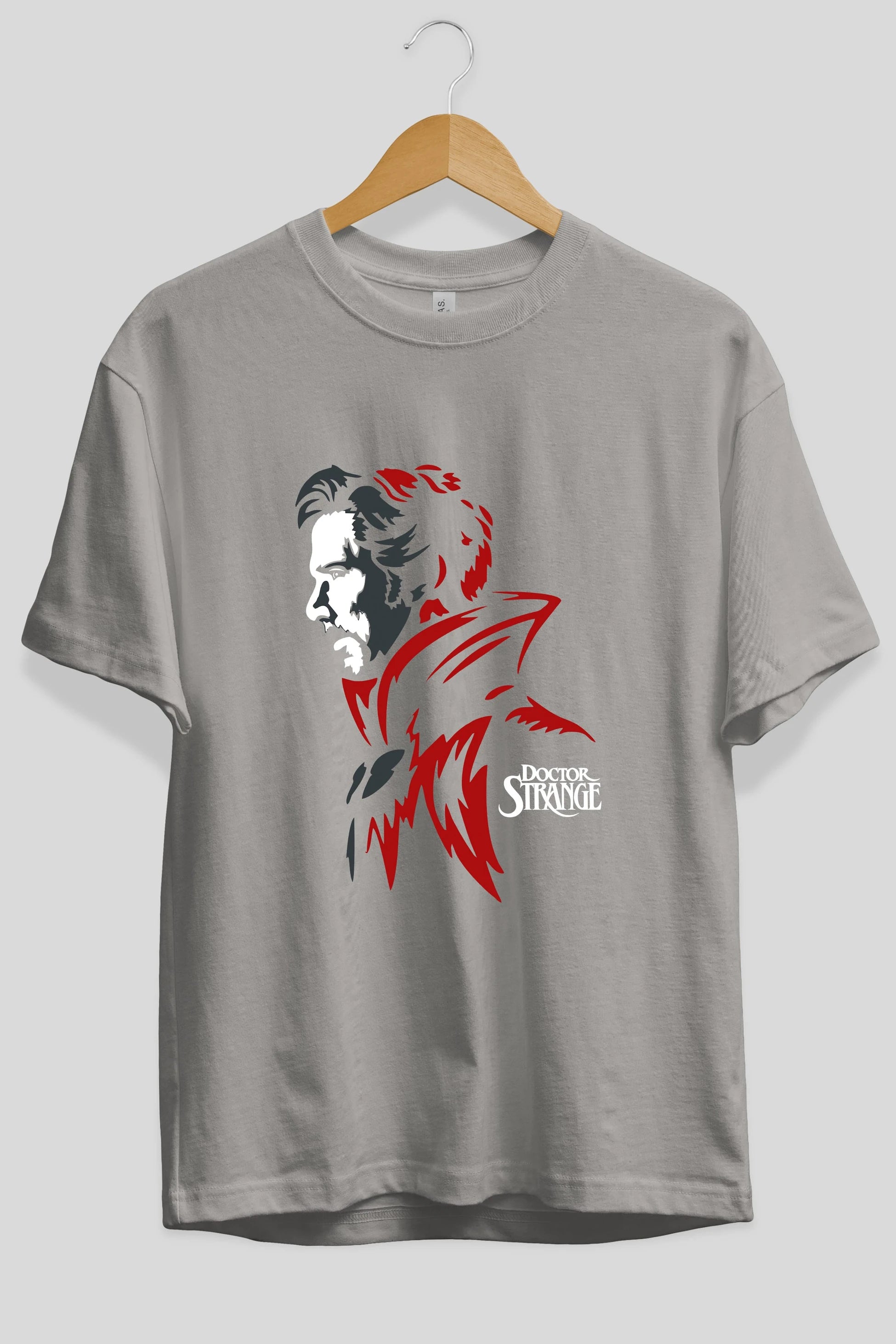 Doctor Strange (2) Ön Baskılı Oversize t-shirt Erkek Kadın Unisex %100 Pamuk Bisiklet Yaka tişort