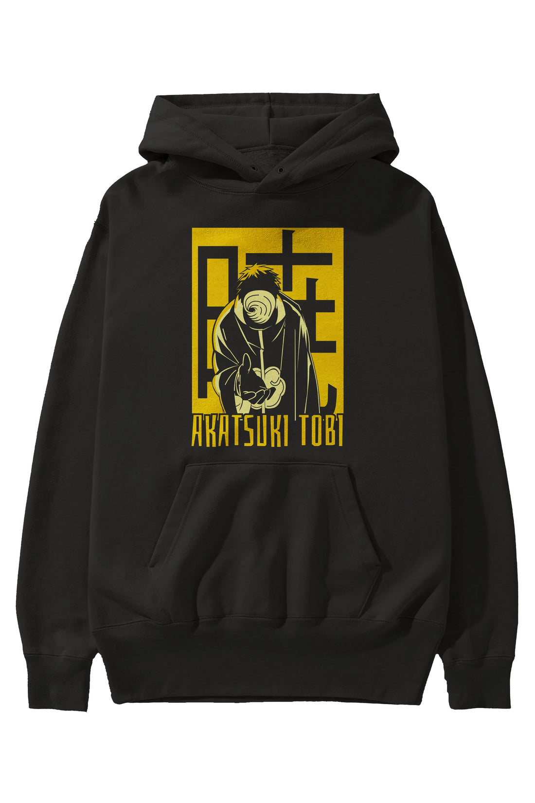 AKATSUKI OBITO NARUTO Anime Ön Baskılı Hoodie Oversize Kapüşonlu Sweatshirt Erkek Kadın Unisex
