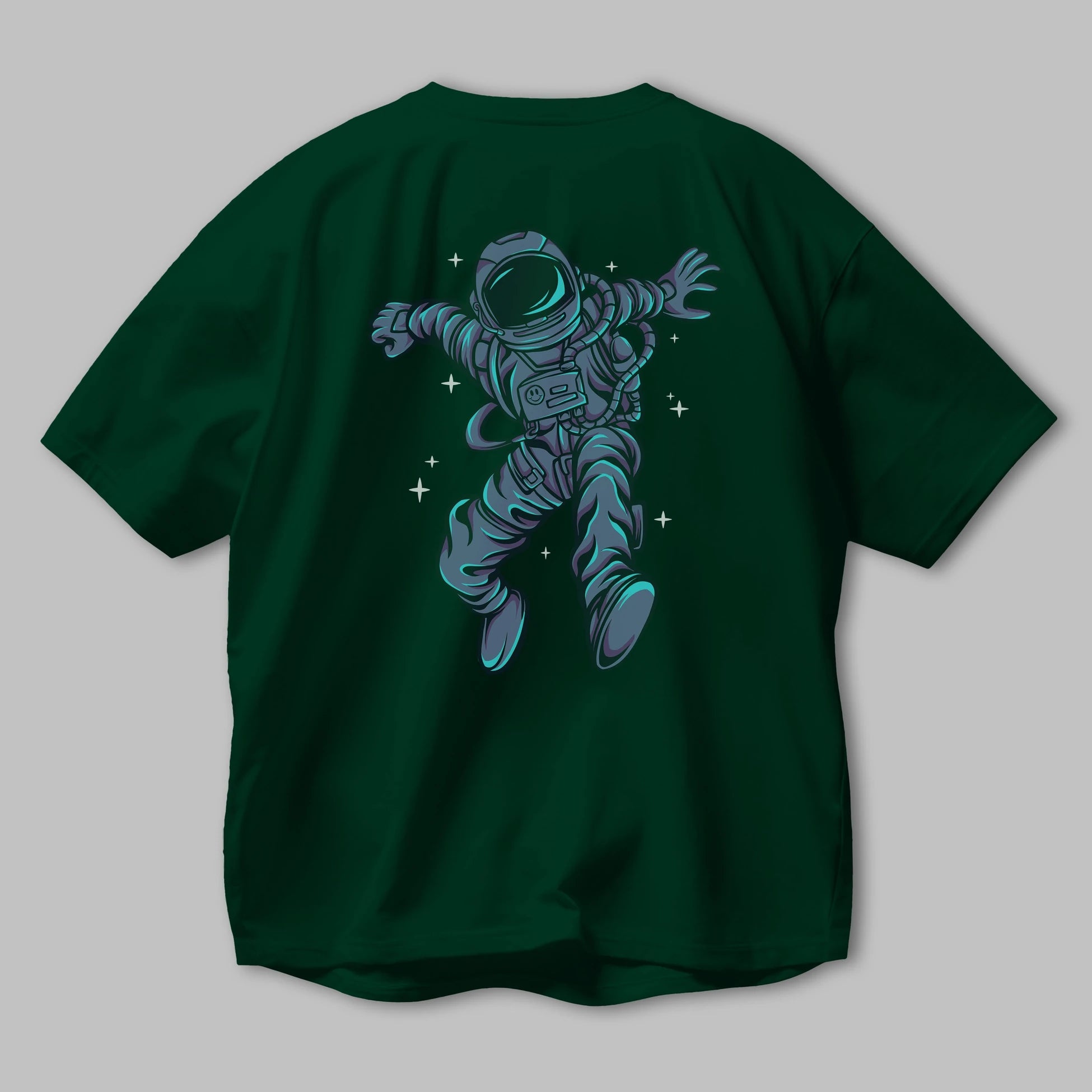 Astrostars tshirt Arka Baskılı Oversize t-shirt Erkek Kadın Unisex