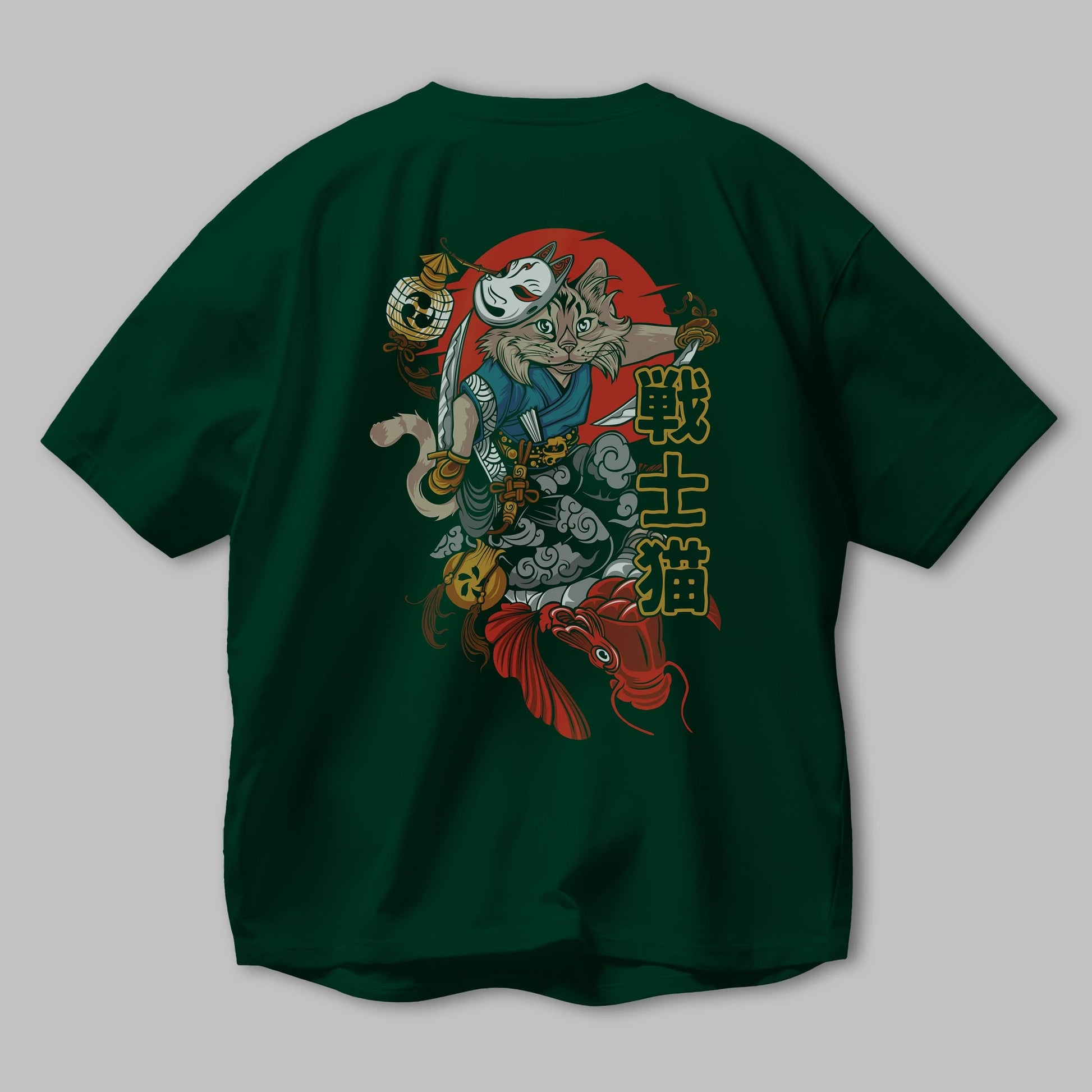 TRIBAL (2) Anime Arka Baskılı Oversize t-shirt Erkek Kadın Unisex