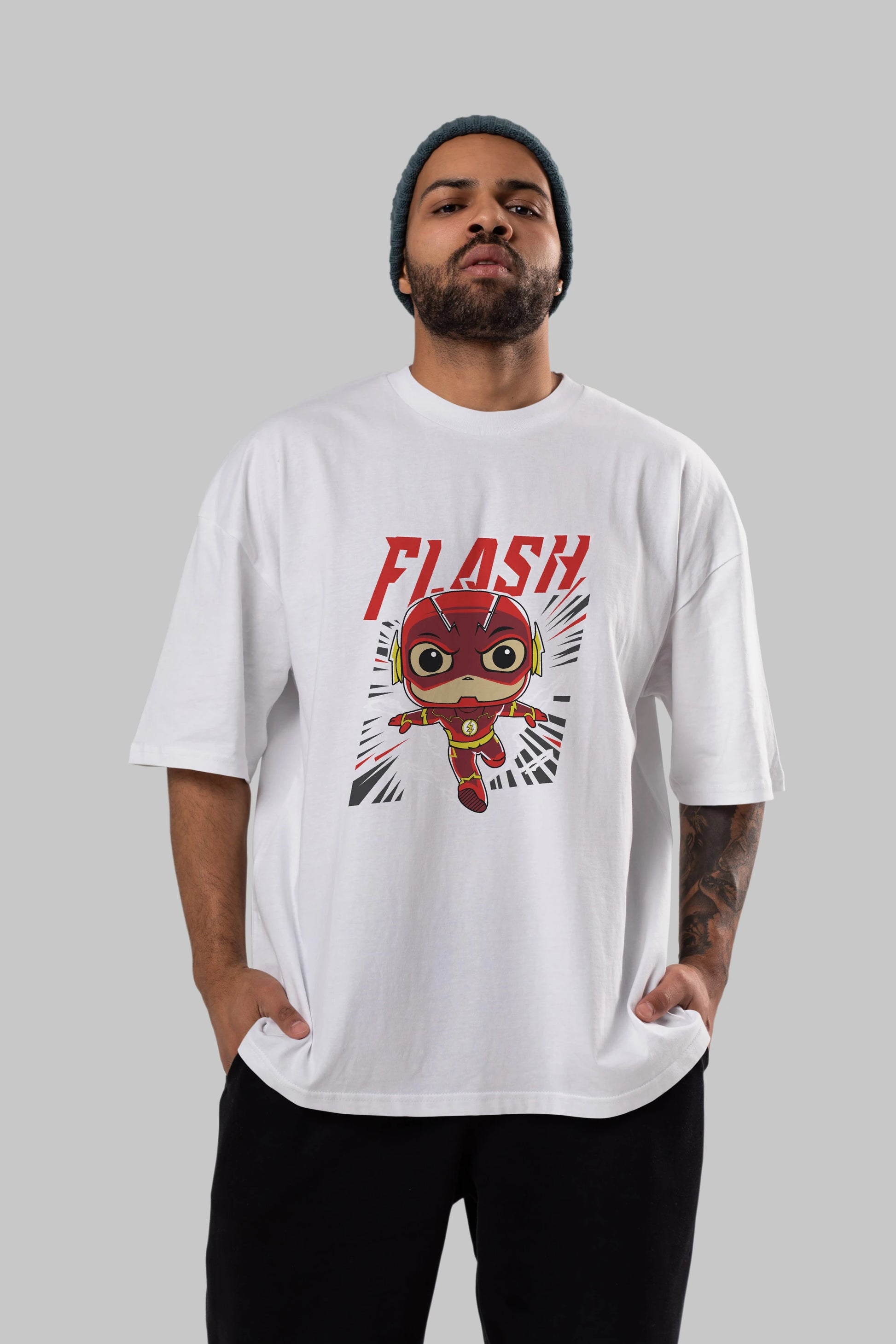 Flash Avengers (4) Ön Baskılı Oversize t-shirt Erkek Kadın Unisex %100 Pamuk Bisiklet Yaka tişort