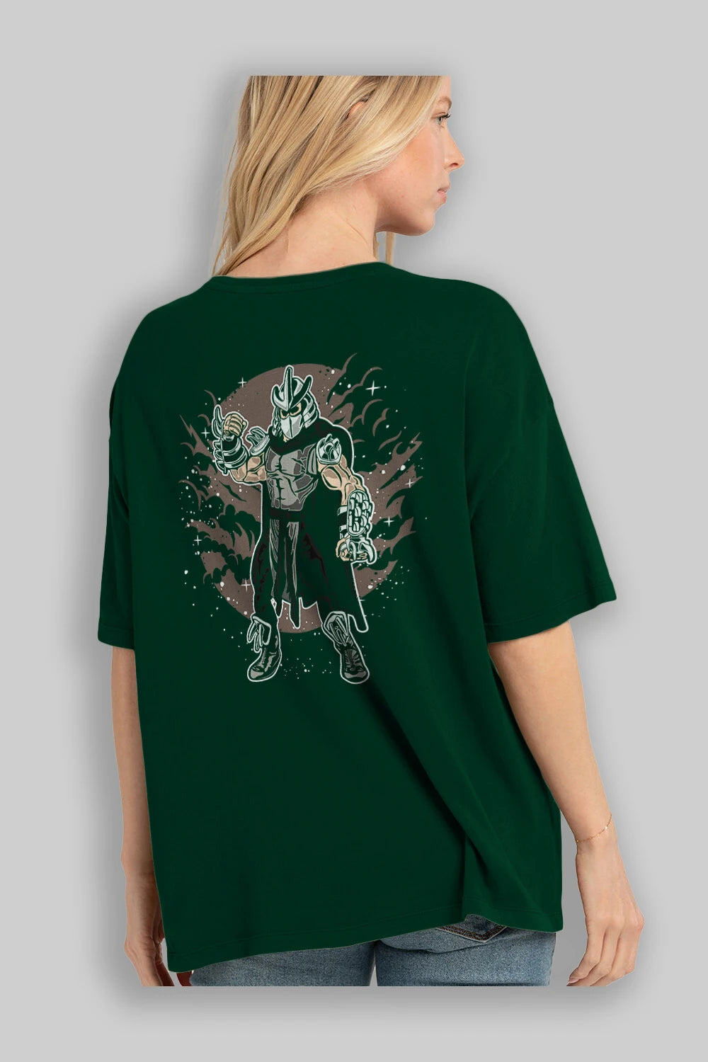 SHREDDER Arka Baskılı Oversize t-shirt Erkek Kadın Unisex %100 Pamuk