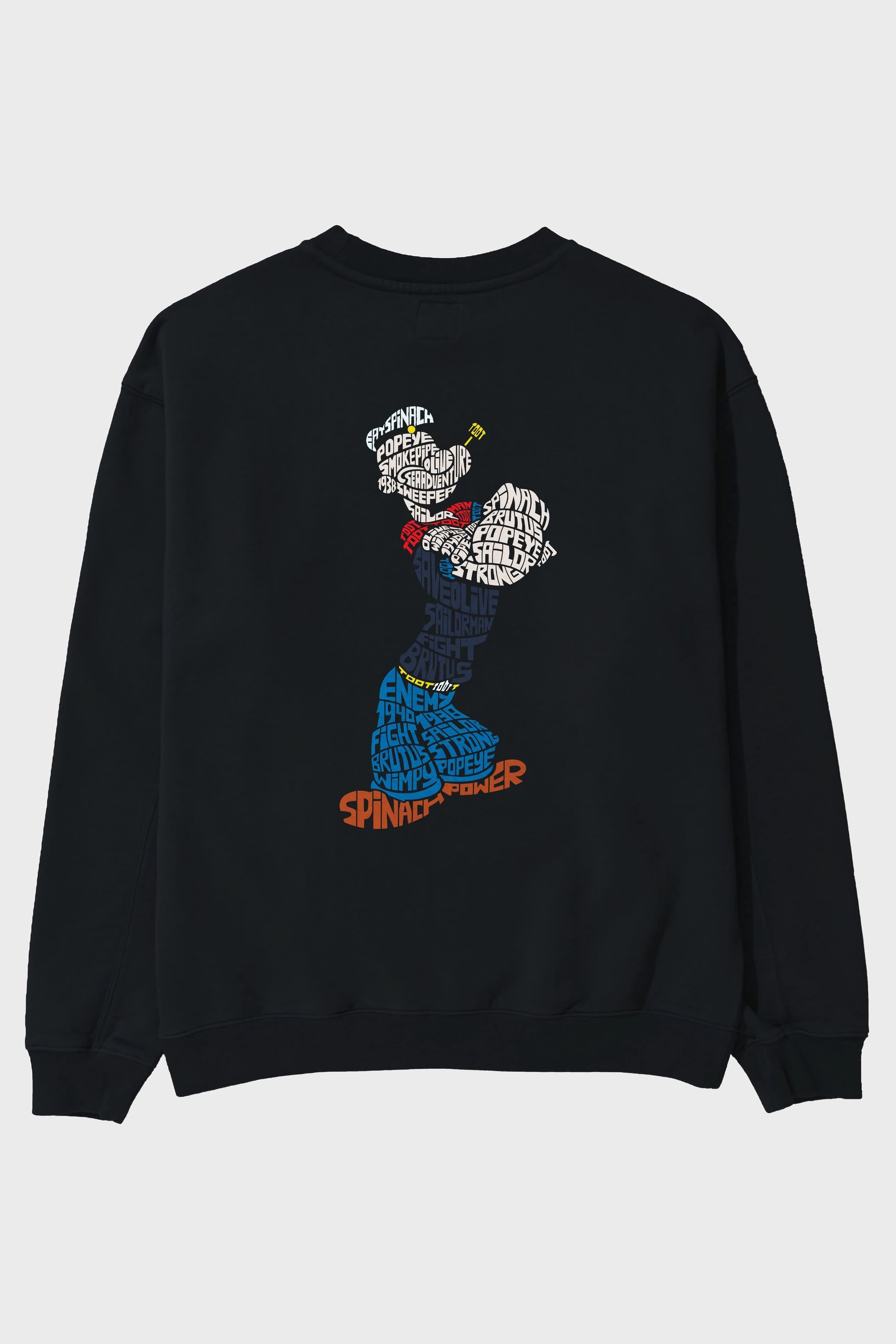 Sailorman Arka Baskılı Oversize Sweatshirt Erkek Kadın Unisex