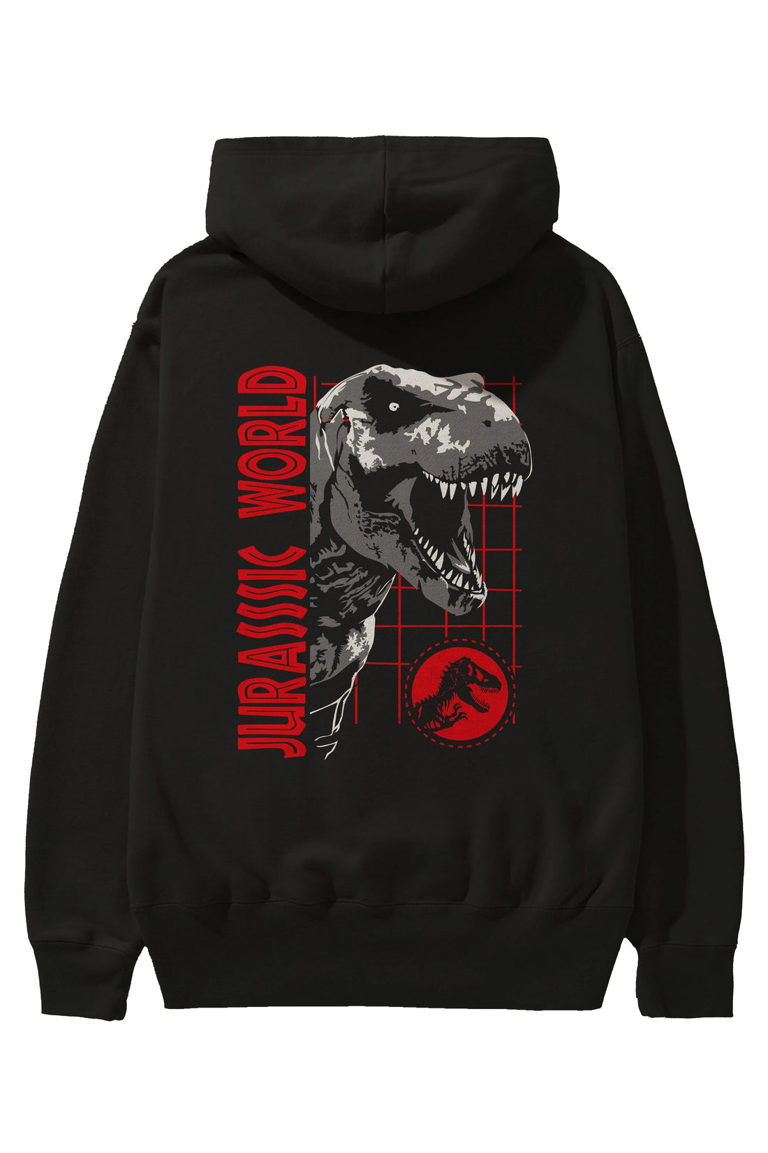 Jurassic Park (2) Arka Baskılı Hoodie Oversize Kapüşonlu Sweatshirt Erkek Kadın Unisex
