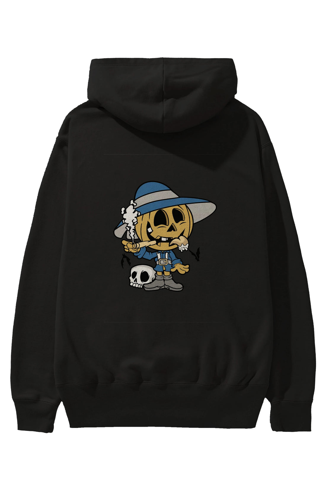 Halloween Kid Arka Baskılı Hoodie Oversize Kapüşonlu Sweatshirt Erkek Kadın Unisex