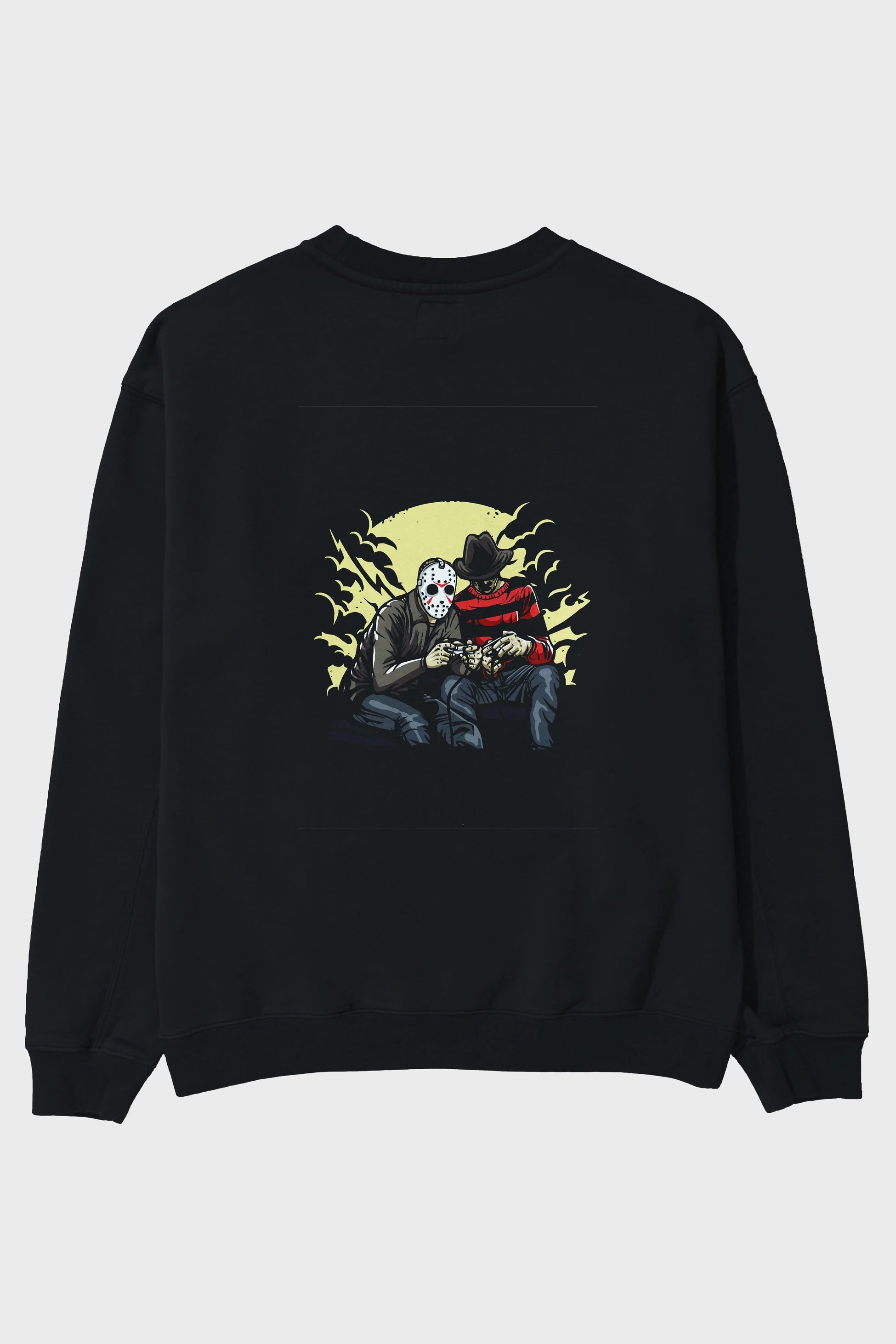 Dark Gamers Arka Baskılı Oversize Sweatshirt Erkek Kadın Unisex