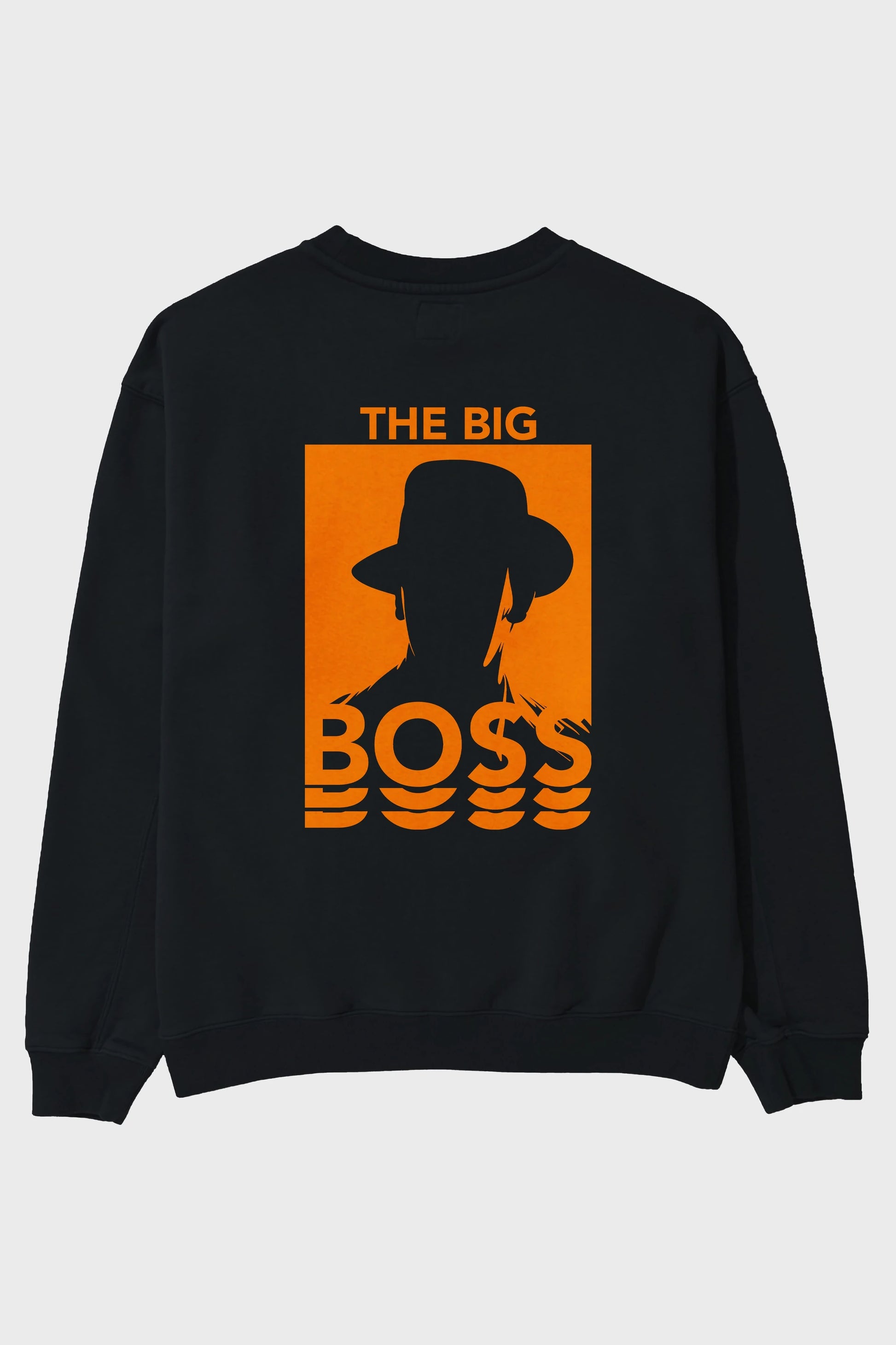 The Big Boss Arka Baskılı Oversize Sweatshirt Erkek Kadın Unisex