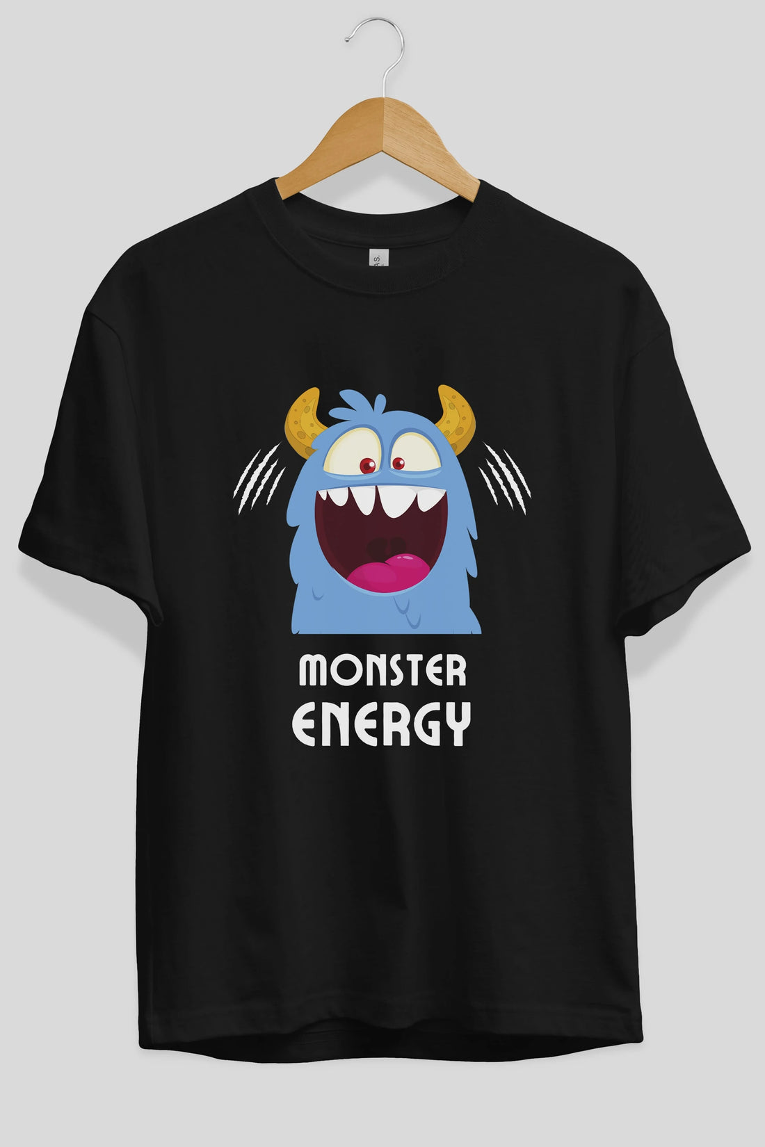 Monster Energy Ön Baskılı Oversize t-shirt Erkek Kadın Unisex