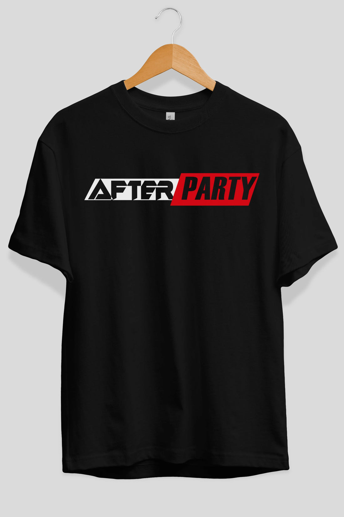 After Party Ön Baskılı Oversize t-shirt %100 pamuk Erkek Kadın Unisex