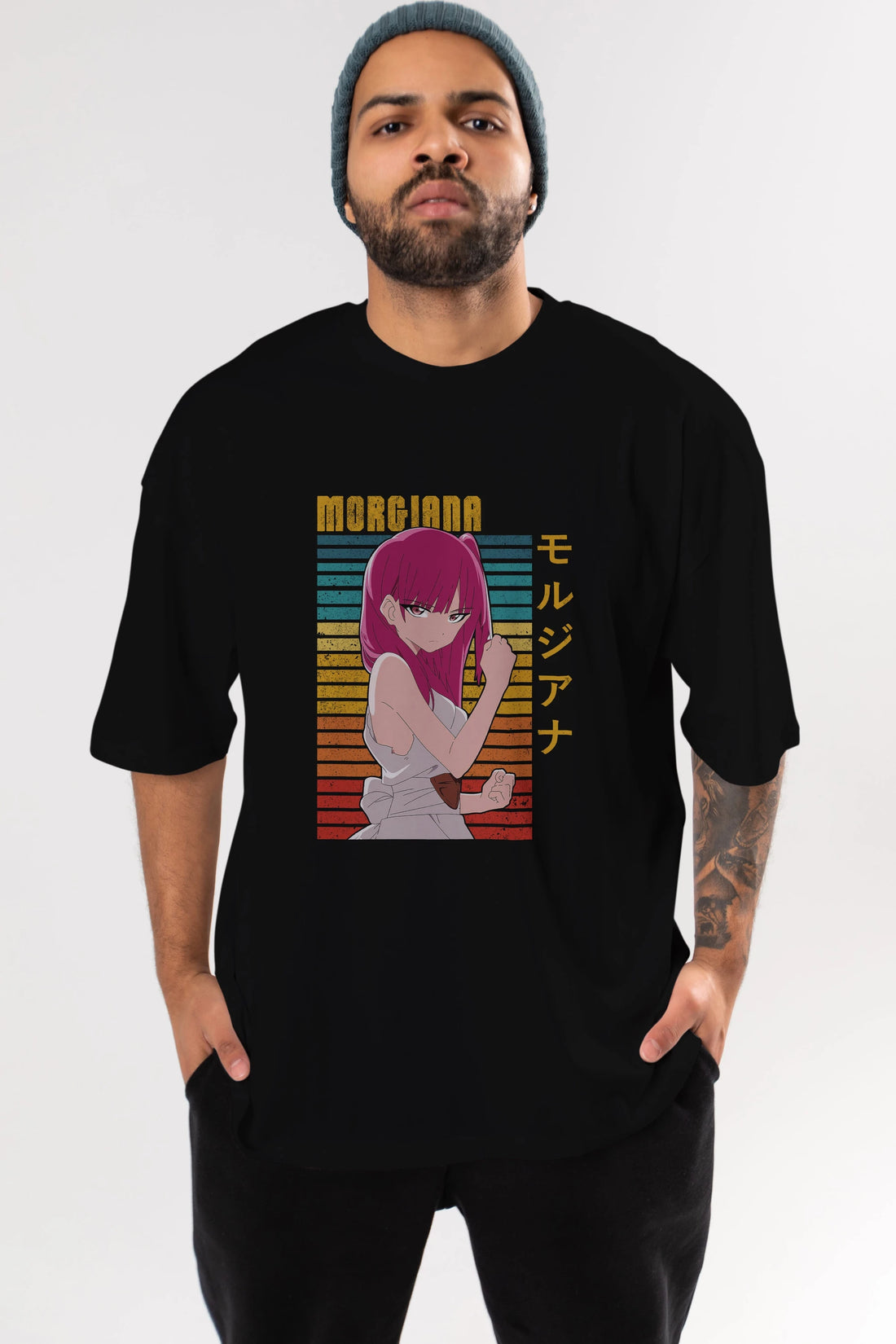 Morgiana 3 Anime Ön Baskılı Oversize t-shirt %100 pamuk Erkek Kadın Unisex