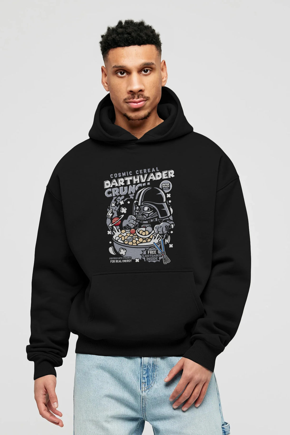Darth Vader (2) Ön Baskılı Hoodie Oversize Kapüşonlu Sweatshirt Erkek Kadın Unisex