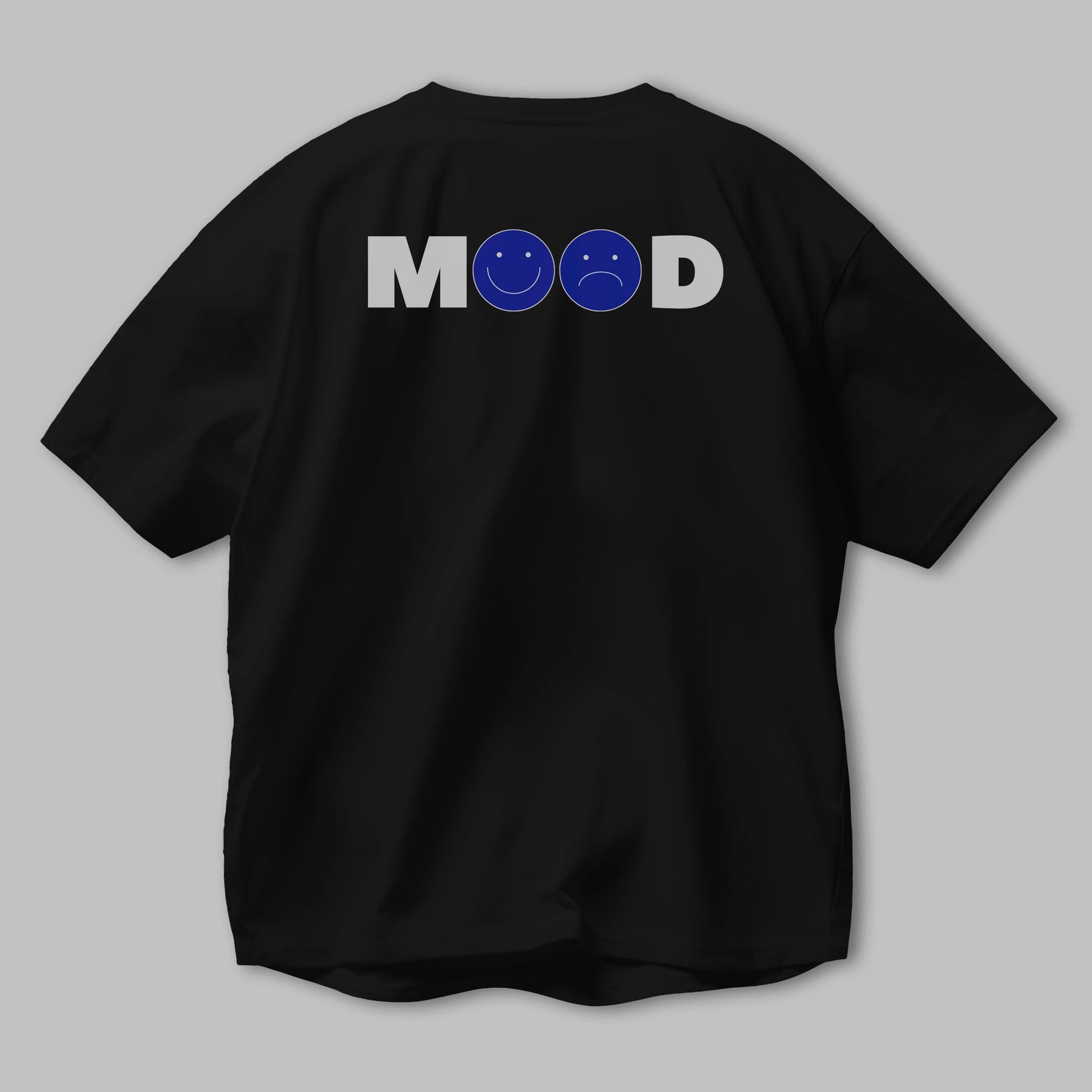 Mood Arka Baskılı Oversize t-shirt Erkek Kadın Unisex