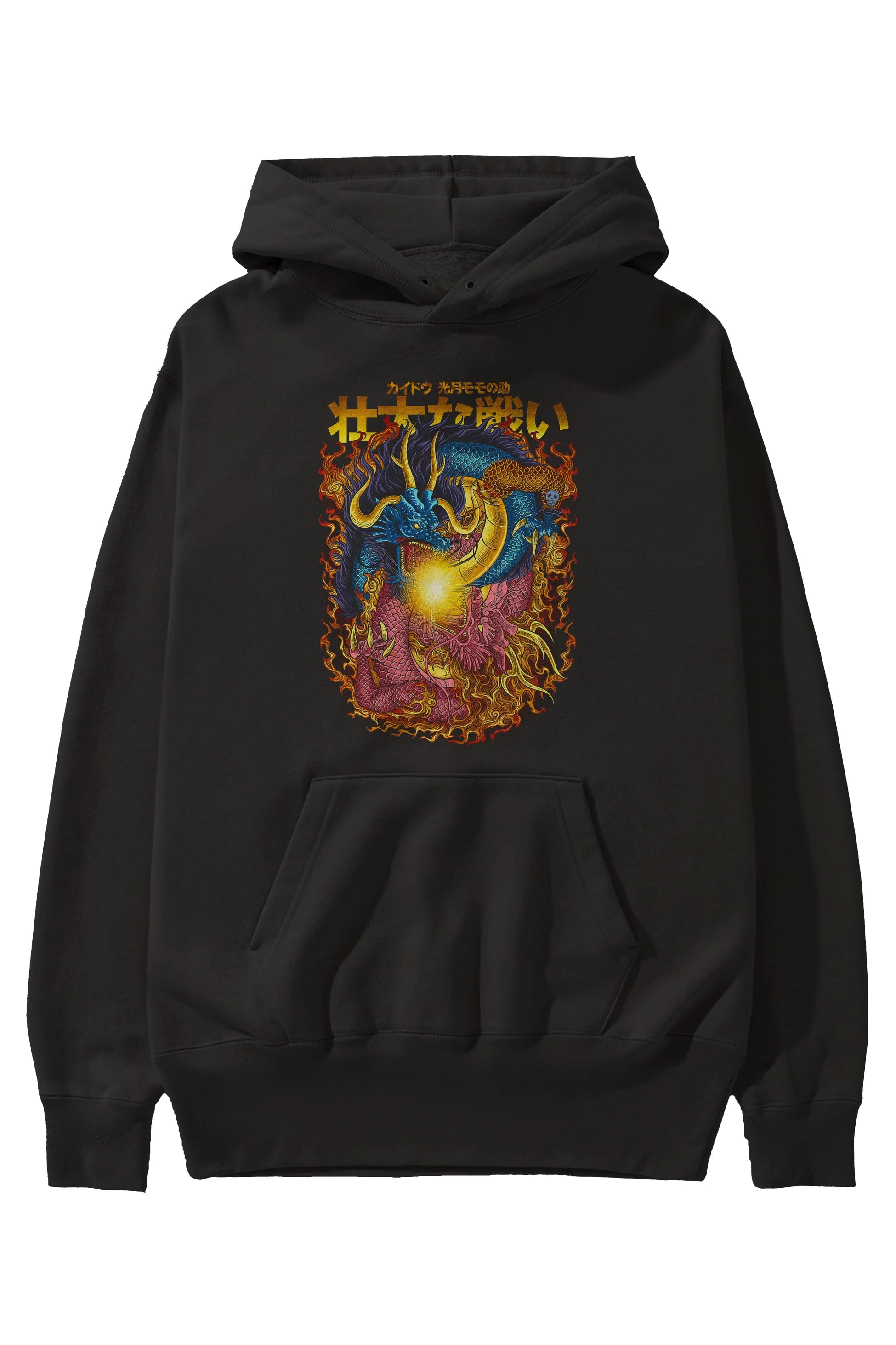 ONE PIECE (4) Anime Ön Baskılı Hoodie Oversize Kapüşonlu Sweatshirt Erkek Kadın Unisex