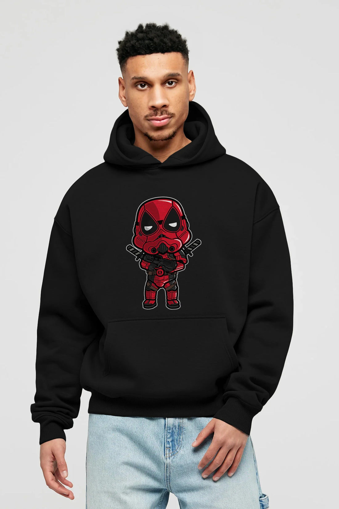 Deadpool (22) Ön Baskılı Hoodie Oversize Kapüşonlu Sweatshirt Erkek Kadın Unisex